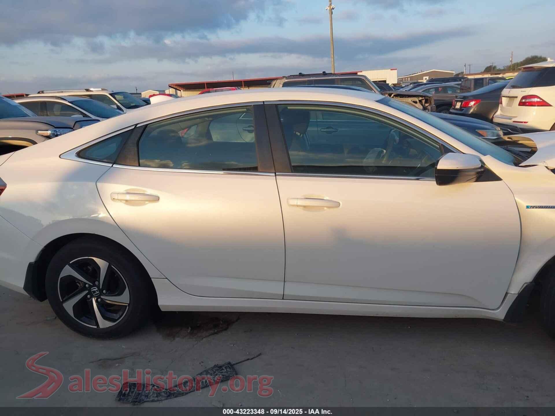 2021 HONDA INSIGHT VIN 19XZE4F5XME000832, auction photo 14