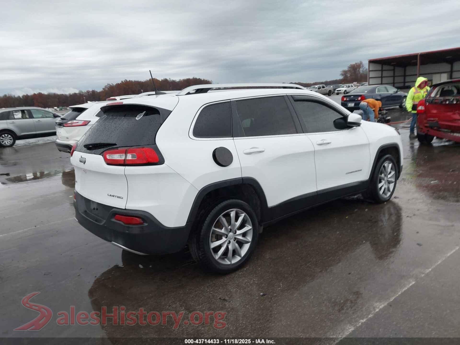 2018 JEEP CHEROKEE VIN 1C4PJMDB5JD562548, rear driver side