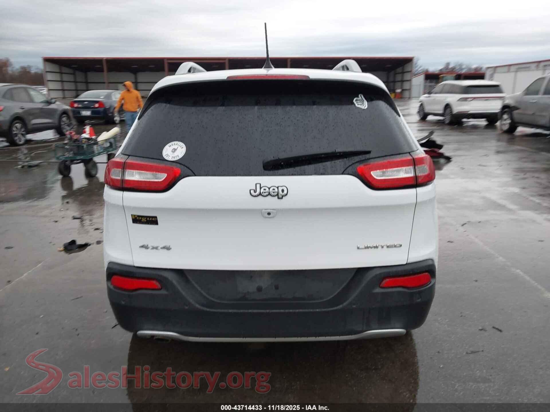 2018 JEEP CHEROKEE VIN 1C4PJMDB5JD562548, auction photo 16