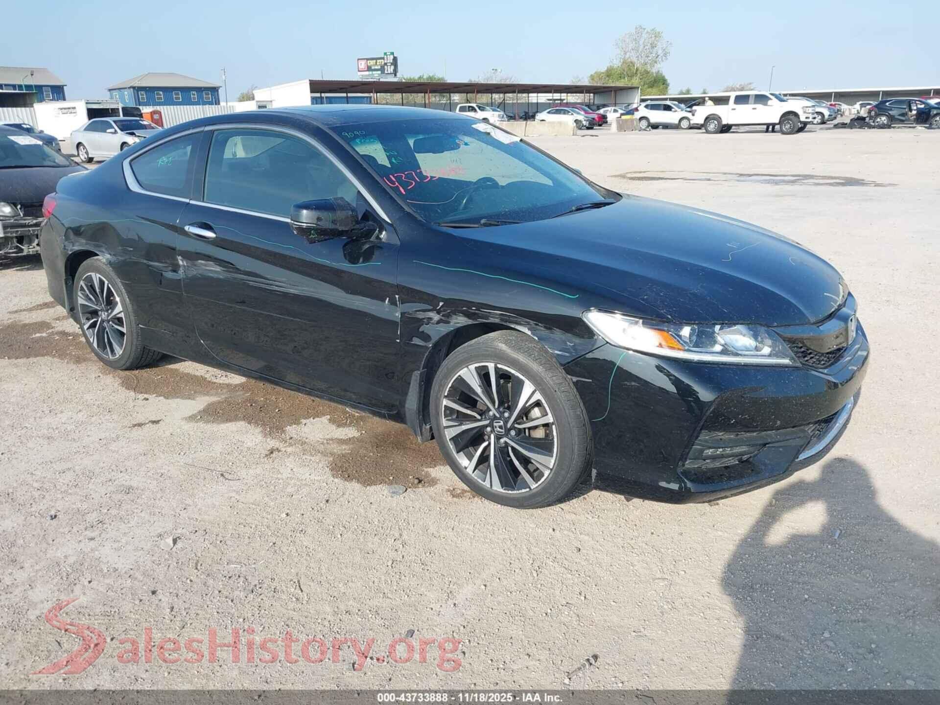 2017 HONDA ACCORD VIN 1HGCT1B84HA008994, auction photo