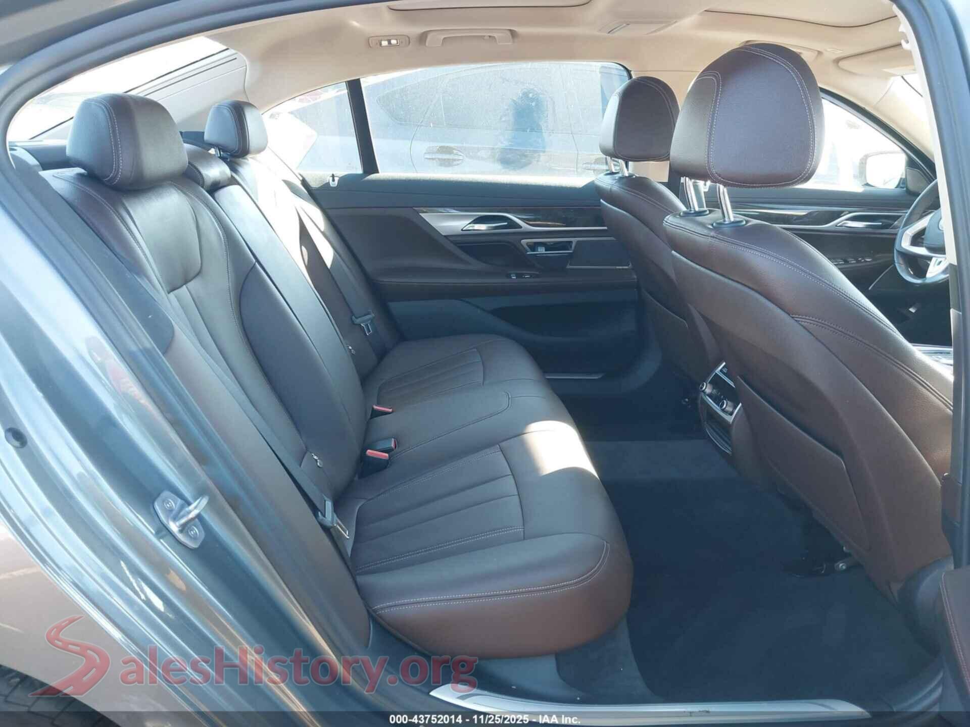2018 BMW 740I VIN WBA7E2C54JG742961, front passenger side