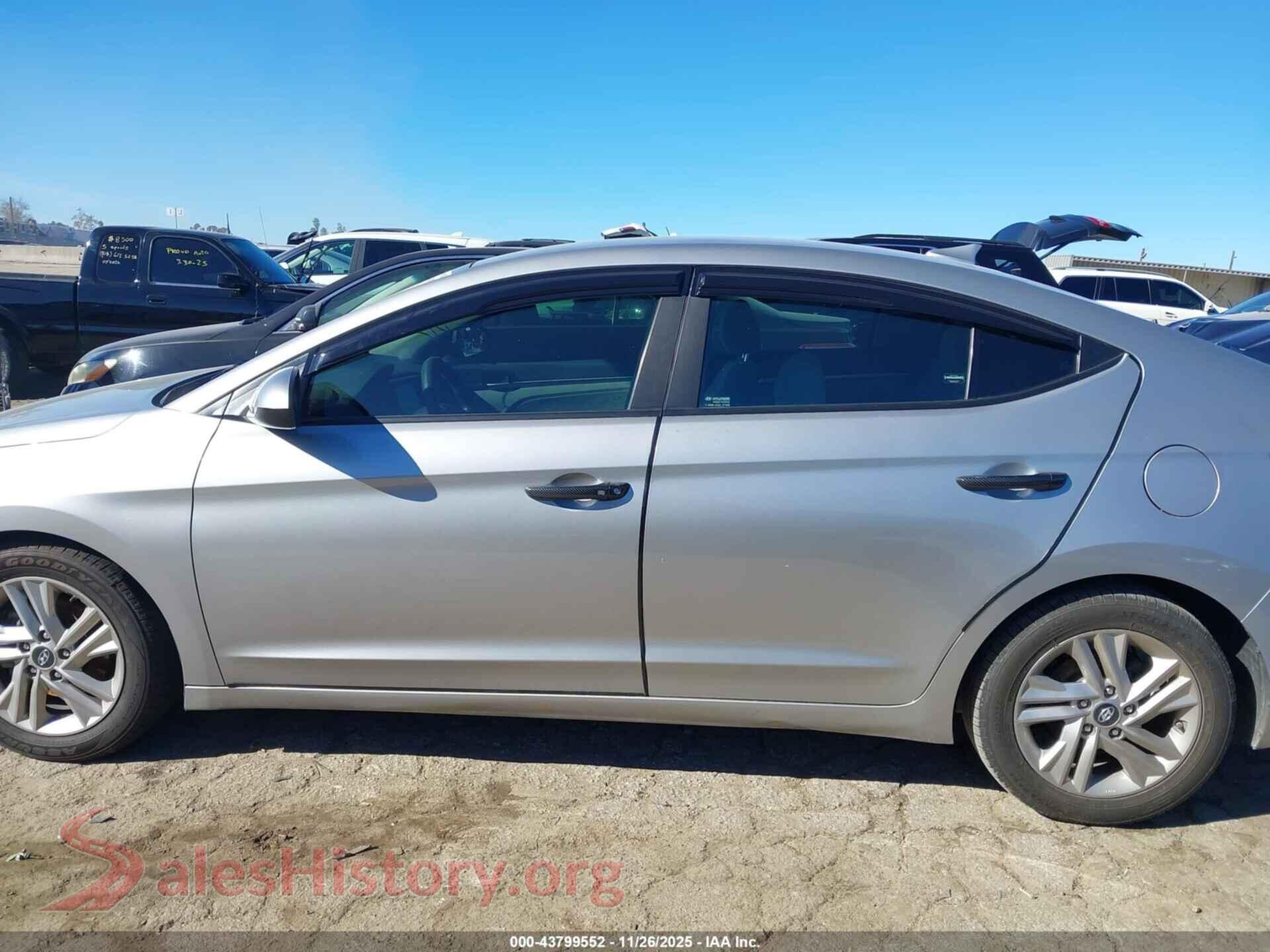 2020 HYUNDAI ELANTRA VIN 5NPD84LF0LH573263, auction photo 13