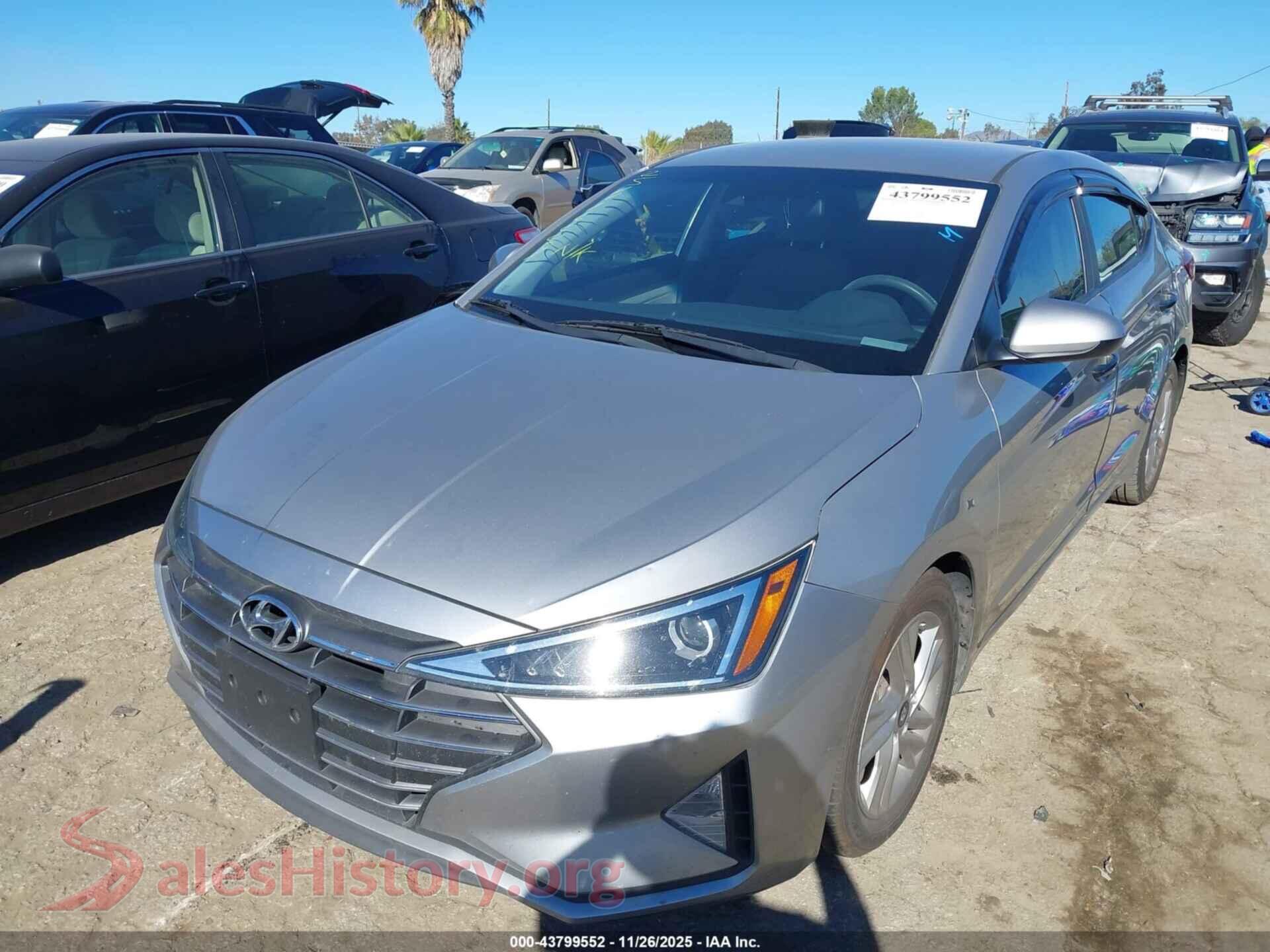 2020 HYUNDAI ELANTRA VIN 5NPD84LF0LH573263, auction photo 16