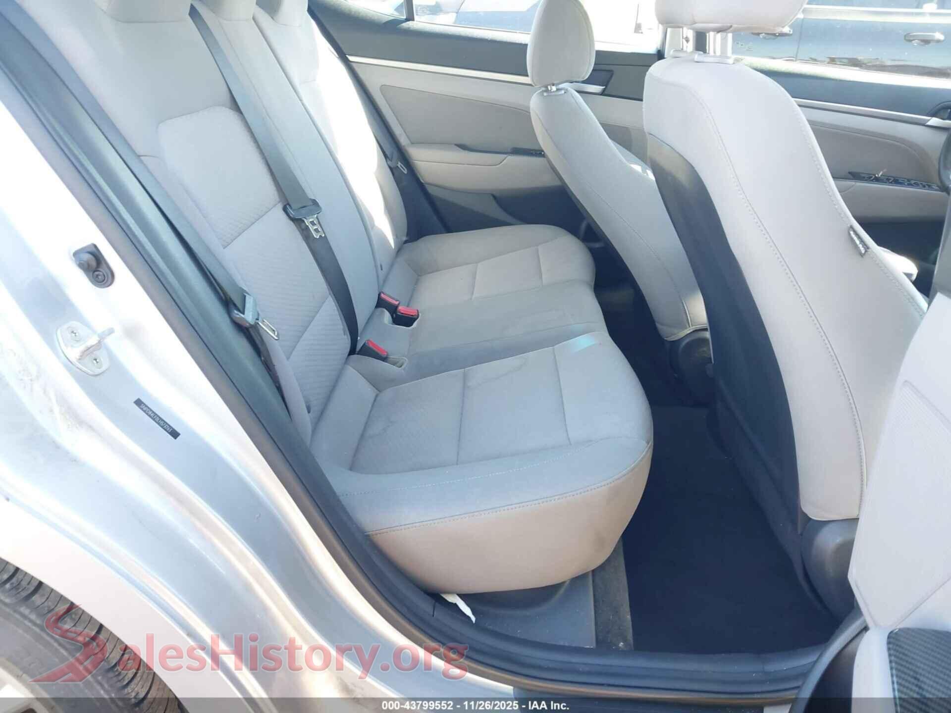 2020 HYUNDAI ELANTRA VIN 5NPD84LF0LH573263, front passenger side