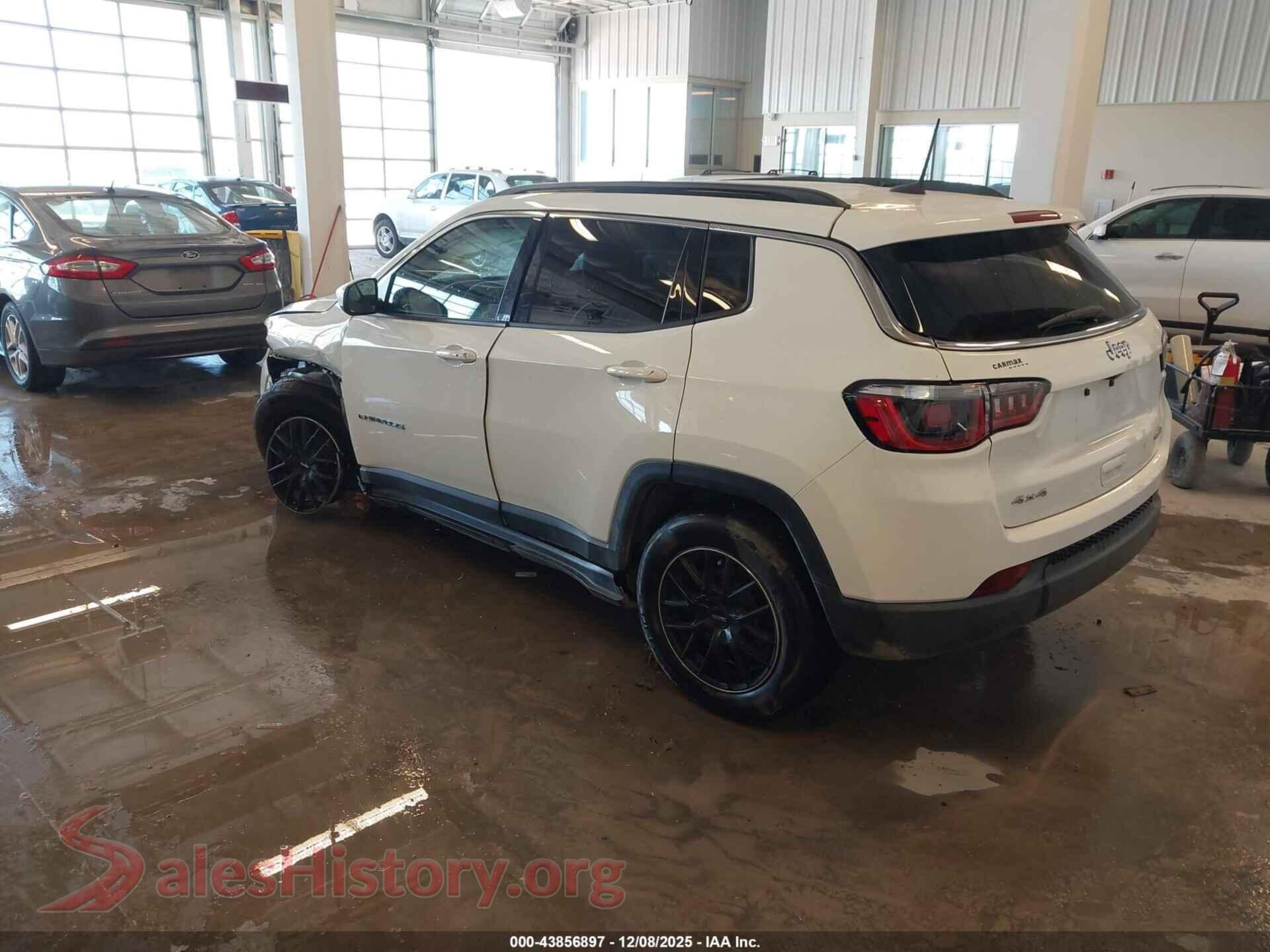 2019 JEEP COMPASS VIN 3C4NJDBB4KT809807, driver side view