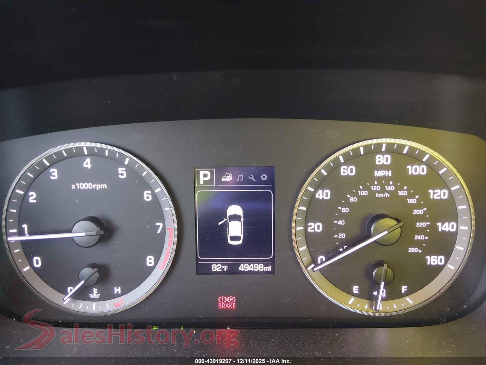 2017 HYUNDAI SONATA VIN 5NPE34AF8HH550620, auction photo 14