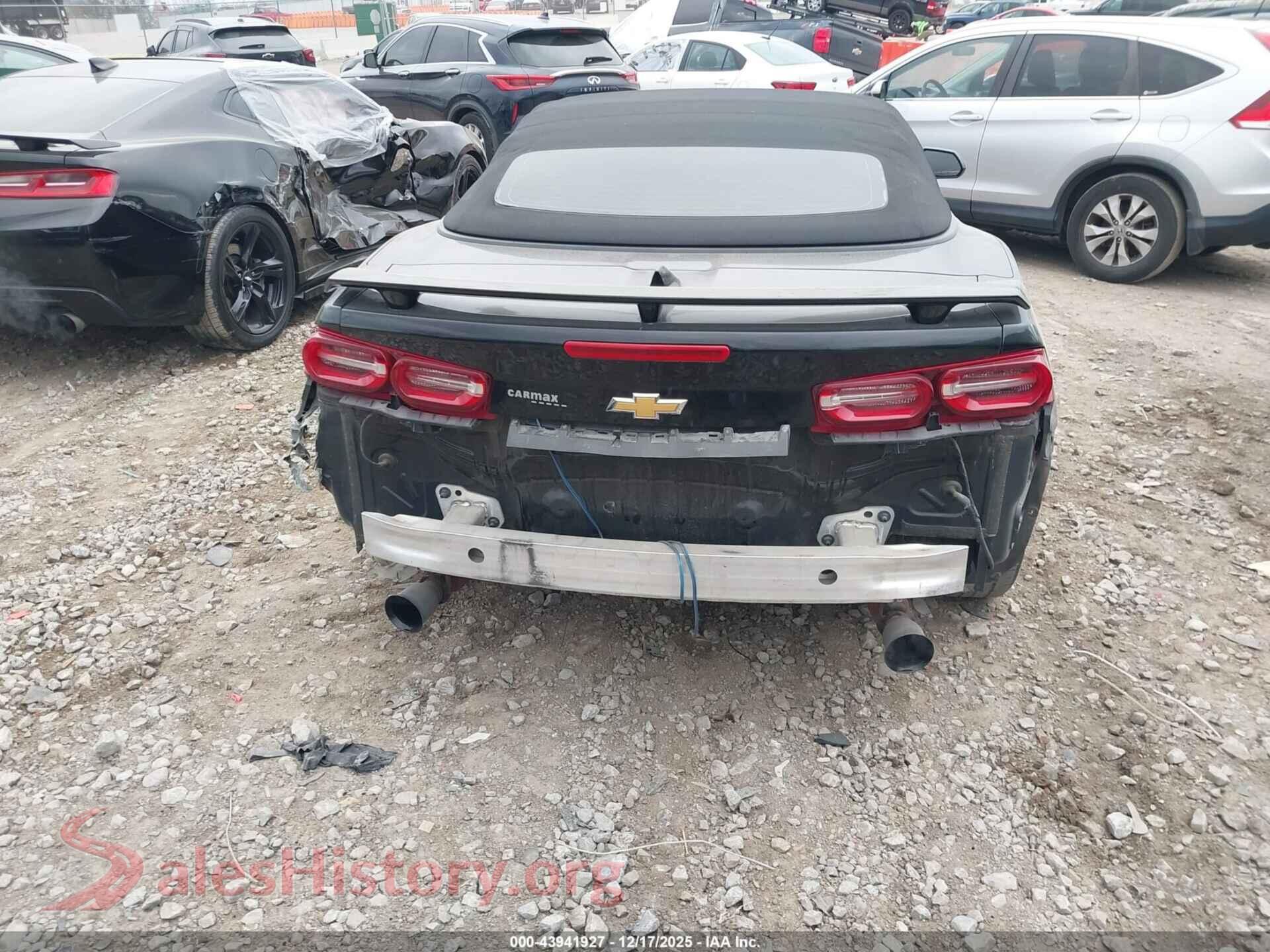 2019 CHEVROLET CAMARO VIN 1G1FB3DX5K0126685, auction photo 16
