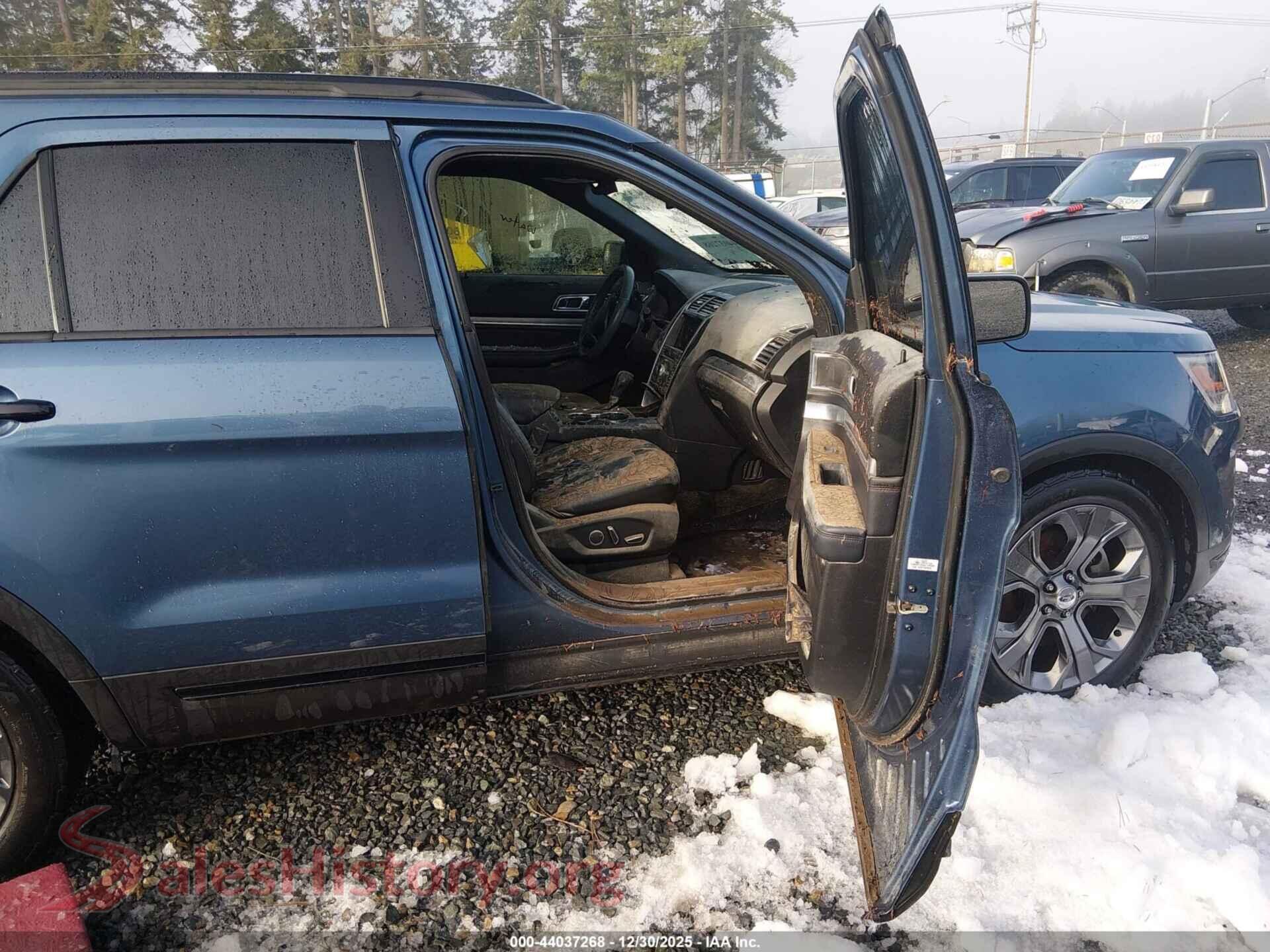 2018 FORD EXPLORER VIN 1FM5K8GT3JGA81479, rear view