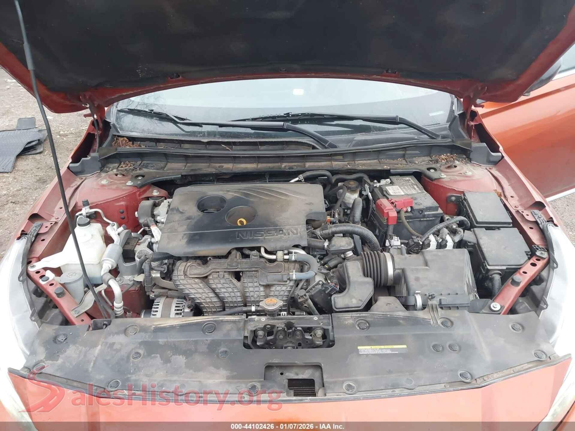 2019 NISSAN ALTIMA VIN 1N4BL4CV1KC199212, interior dashboard