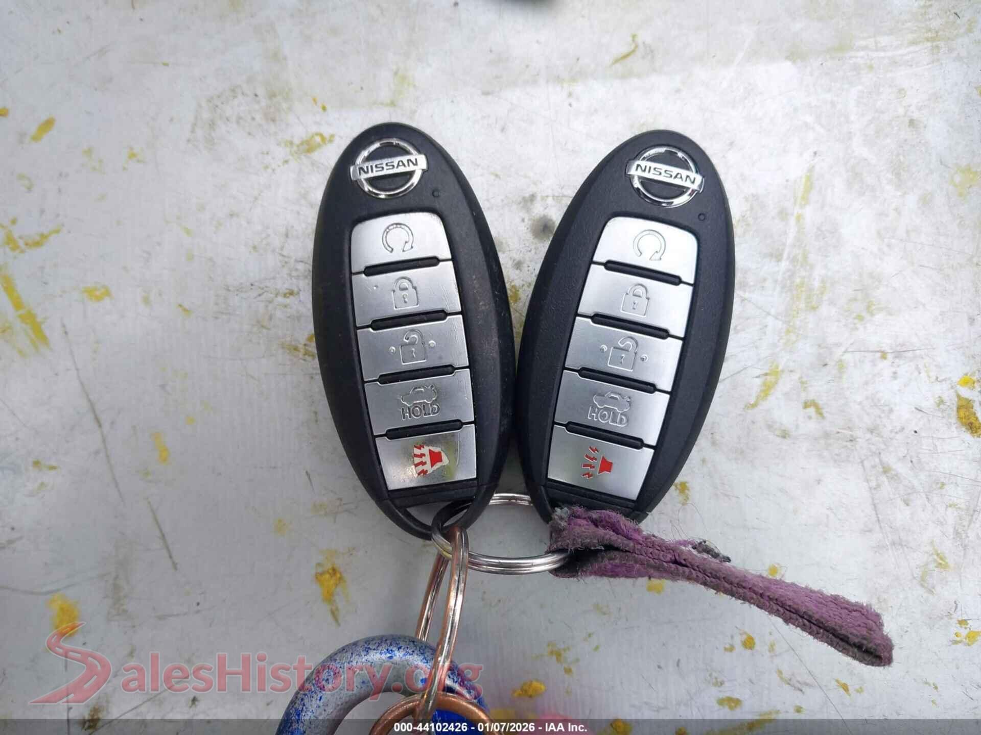 2019 NISSAN ALTIMA VIN 1N4BL4CV1KC199212, odometer mileage