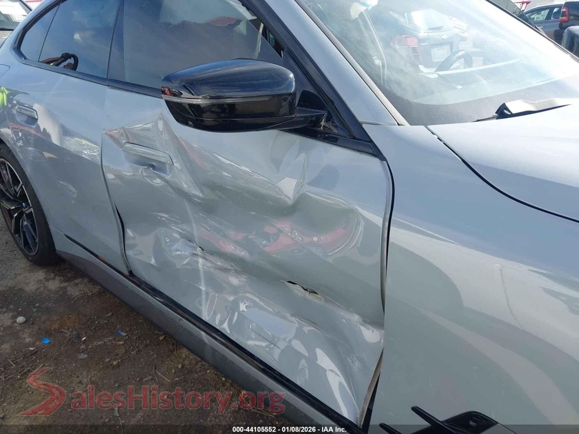 2024 BMW 430I GRAN COUPE VIN WBA63AV05RFR33769, rear passenger side