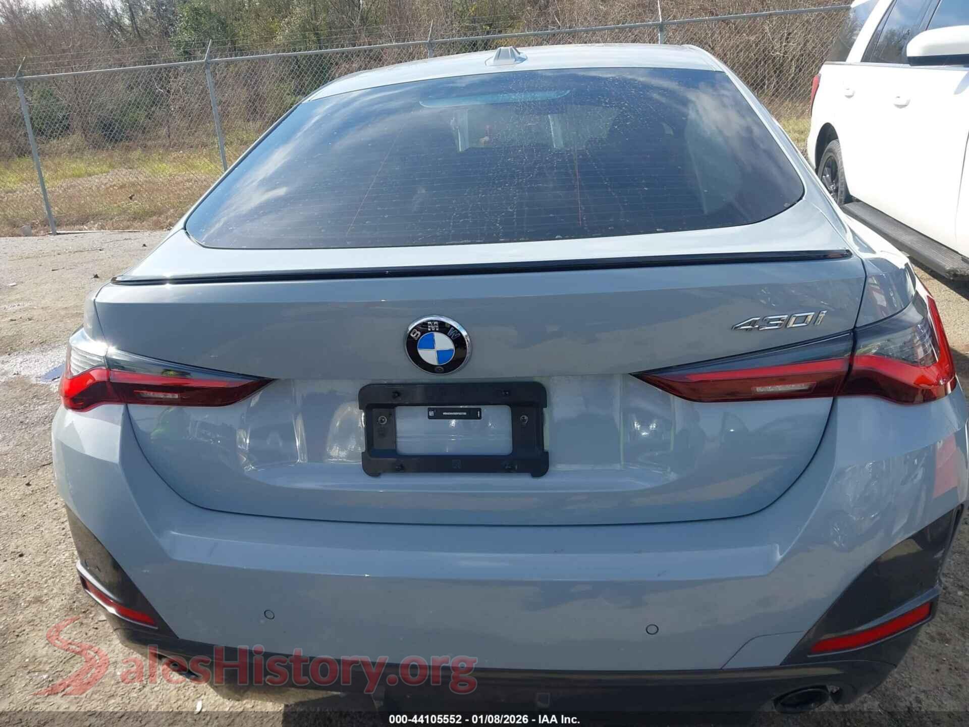 2024 BMW 430I GRAN COUPE VIN WBA63AV05RFR33769, auction photo 16