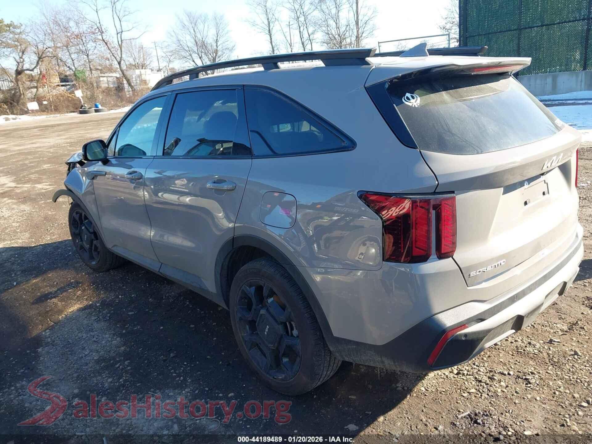 2024 KIA SORENTO VIN 5XYRHDJF4RG307186, driver side view