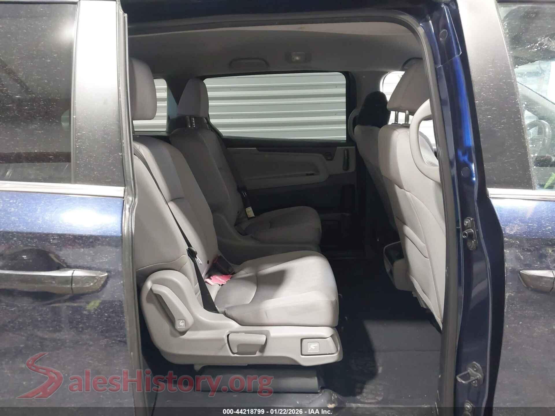 2019 HONDA ODYSSEY VIN 5FNRL6H29KB045210, front passenger side