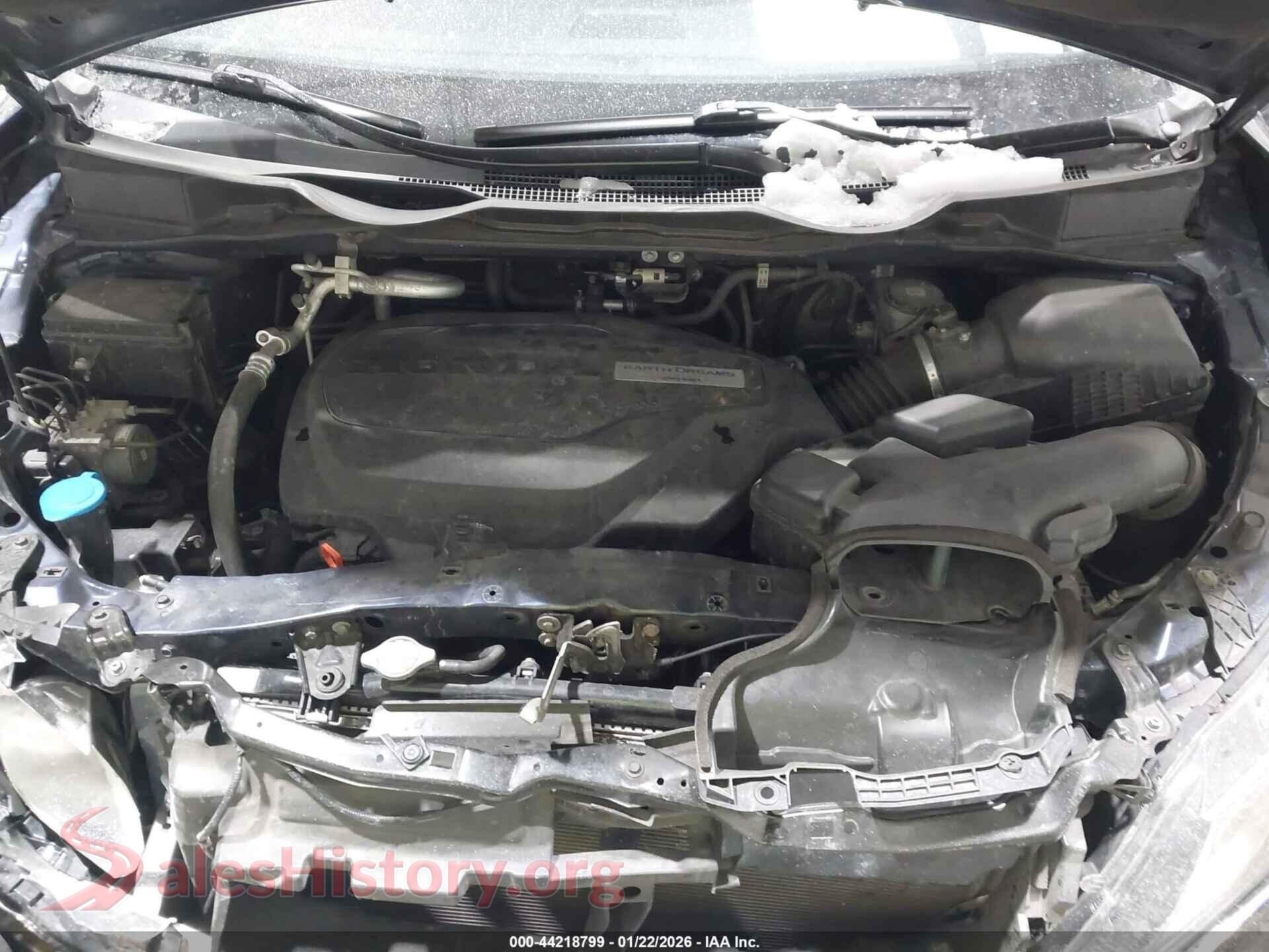 2019 HONDA ODYSSEY VIN 5FNRL6H29KB045210, interior dashboard