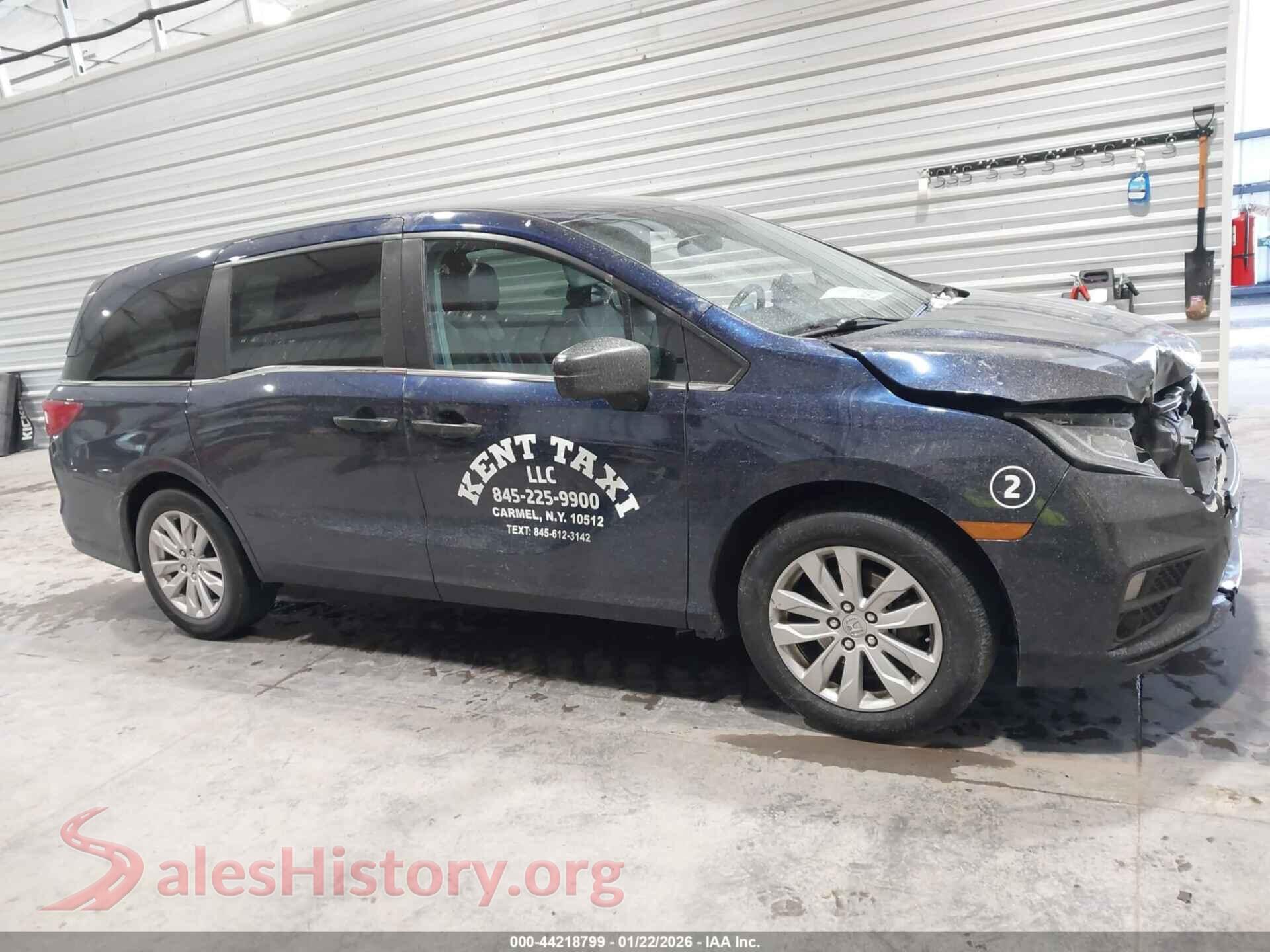 2019 HONDA ODYSSEY VIN 5FNRL6H29KB045210, auction photo 13