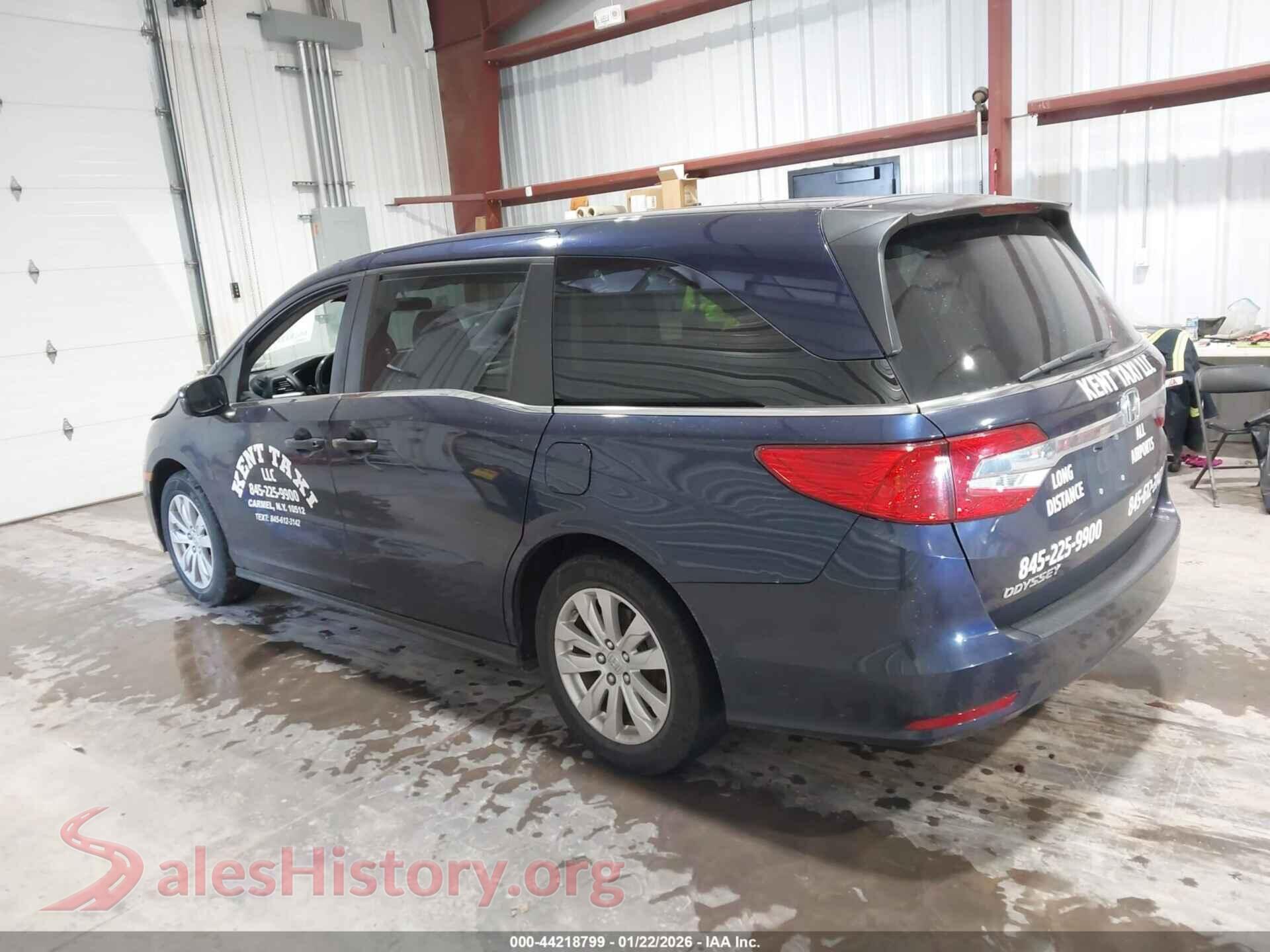 2019 HONDA ODYSSEY VIN 5FNRL6H29KB045210, auction photo 14