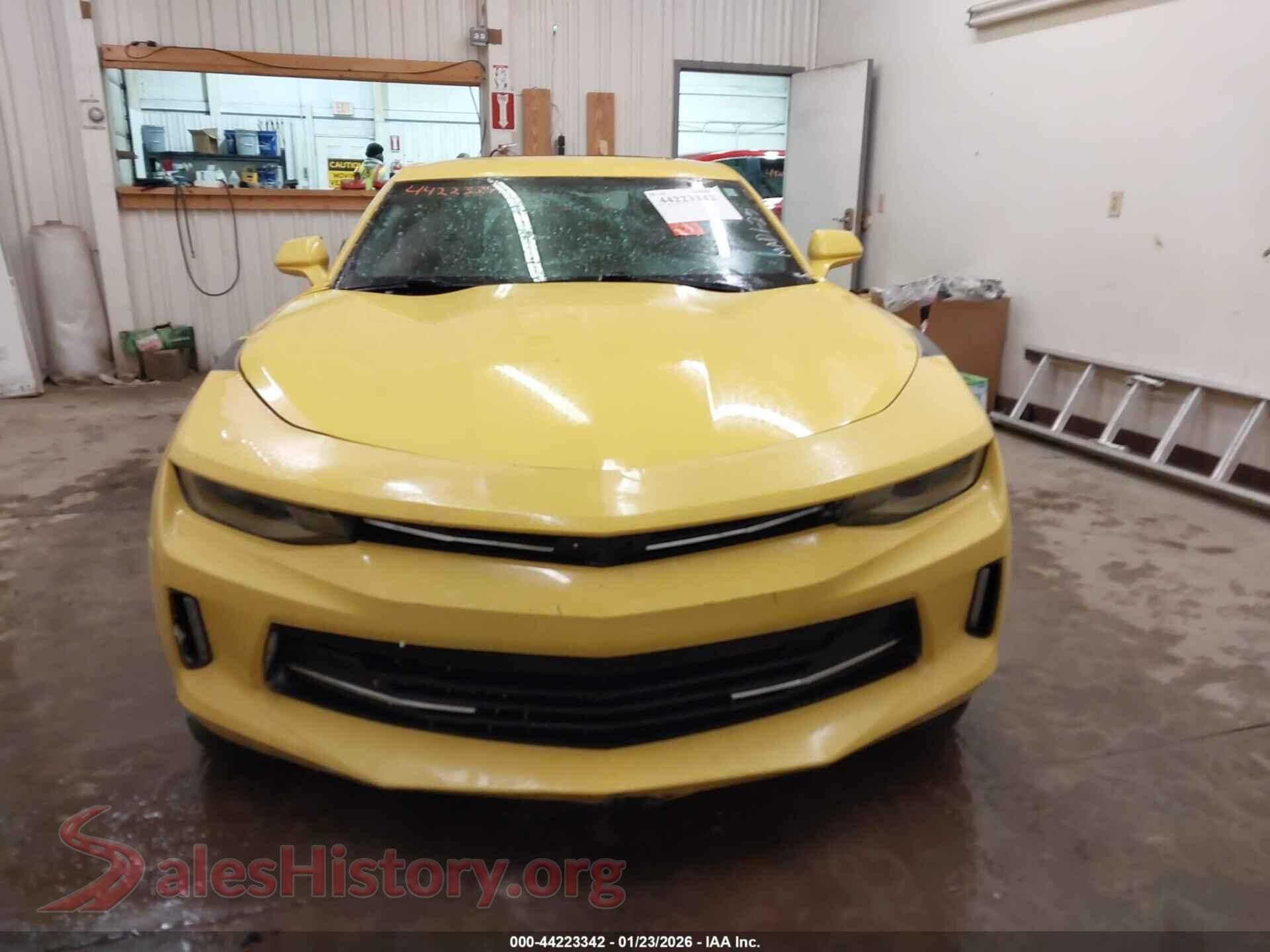 2017 CHEVROLET CAMARO VIN 1G1FB1RS1H0127035, odometer mileage