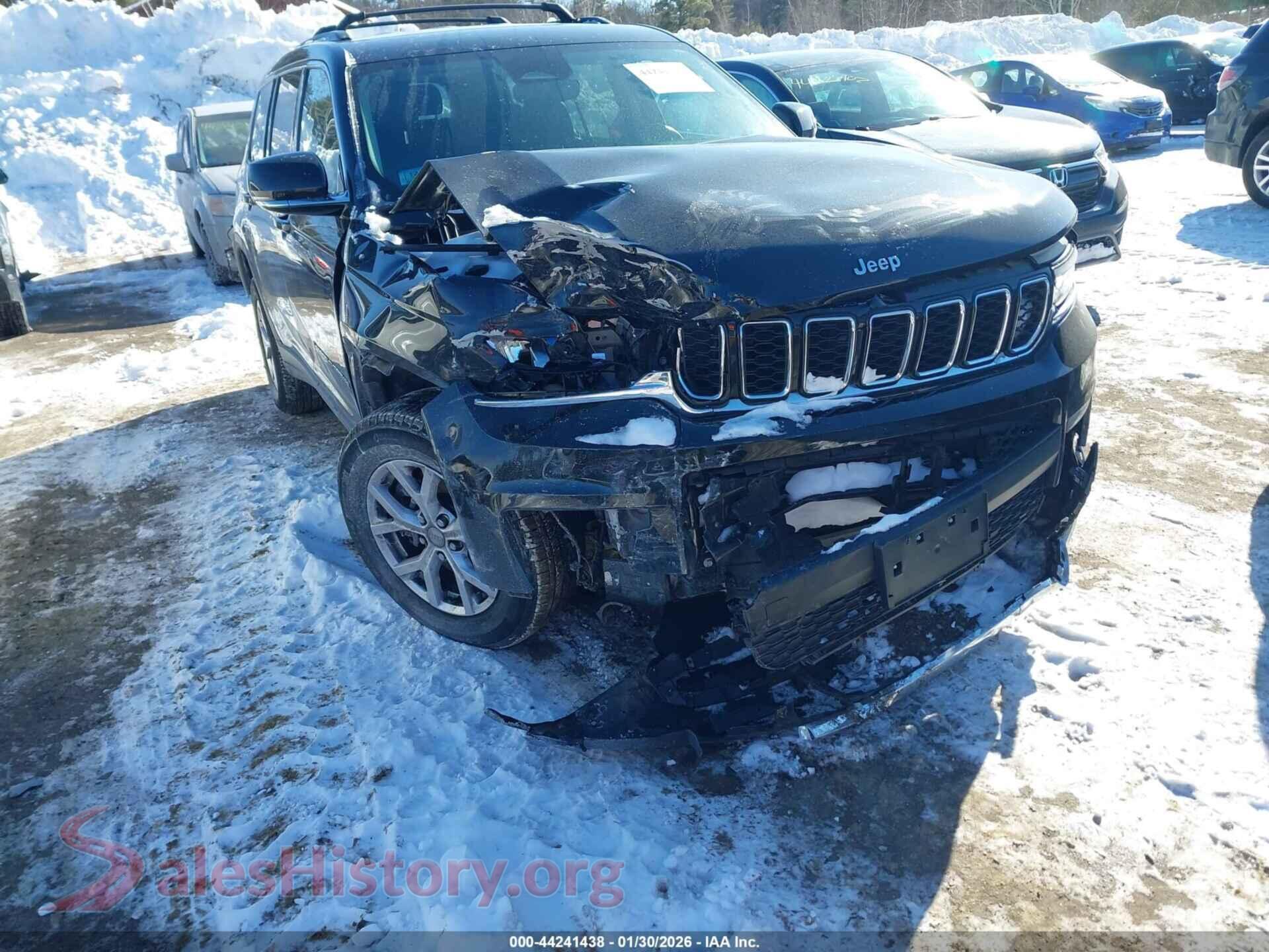2021 JEEP GRAND CHEROKEE L VIN 1C4RJKBG5M8127666, rear passenger side