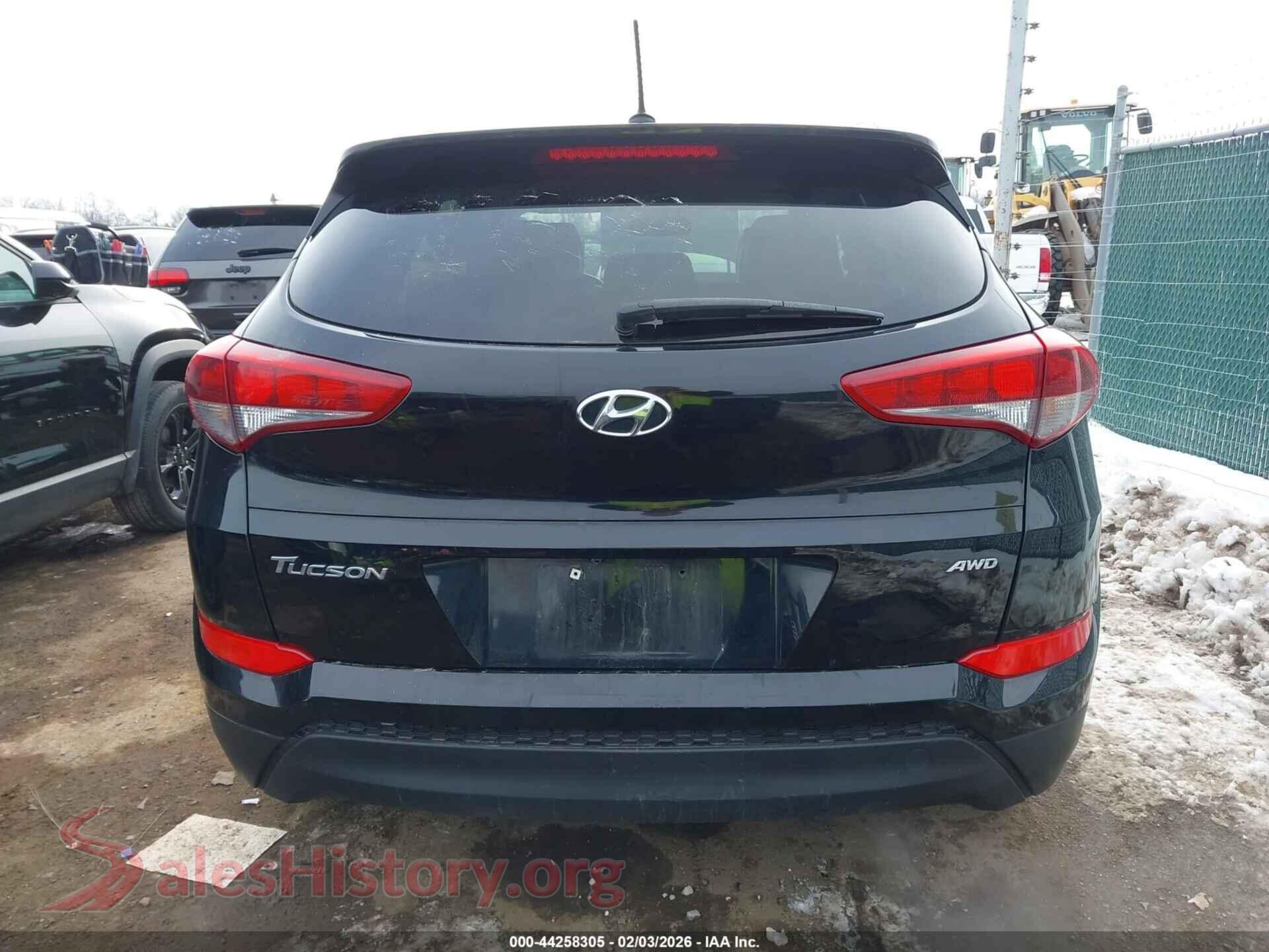 2017 HYUNDAI TUCSON VIN KM8J3CA4XHU265796, auction photo 16