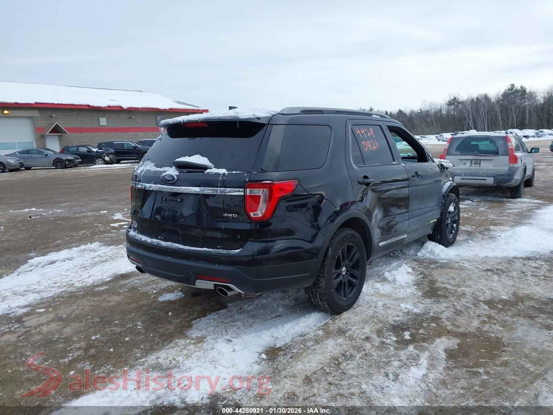 2018 FORD EXPLORER VIN 1FM5K8D85JGA33336, rear driver side