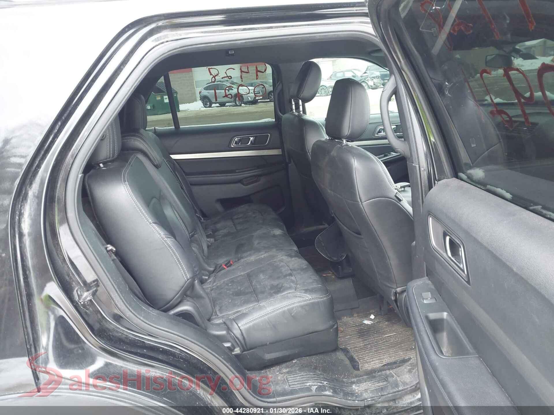 2018 FORD EXPLORER VIN 1FM5K8D85JGA33336, front passenger side