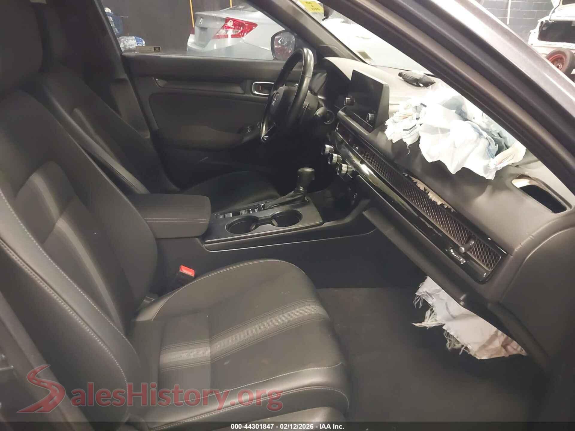 2022 HONDA CIVIC VIN 2HGFE2F55NH570266, rear view
