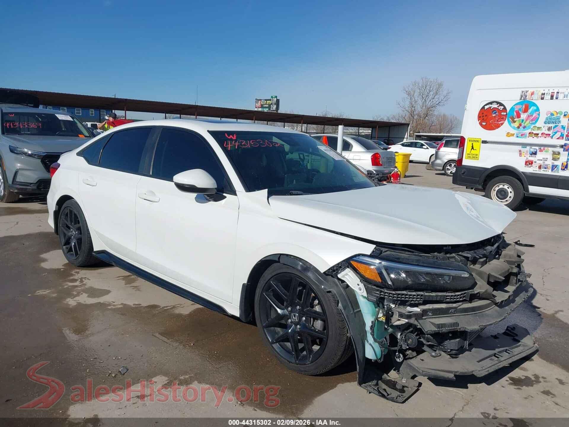 2HGFE1F95NH303321 2022 HONDA CIVIC