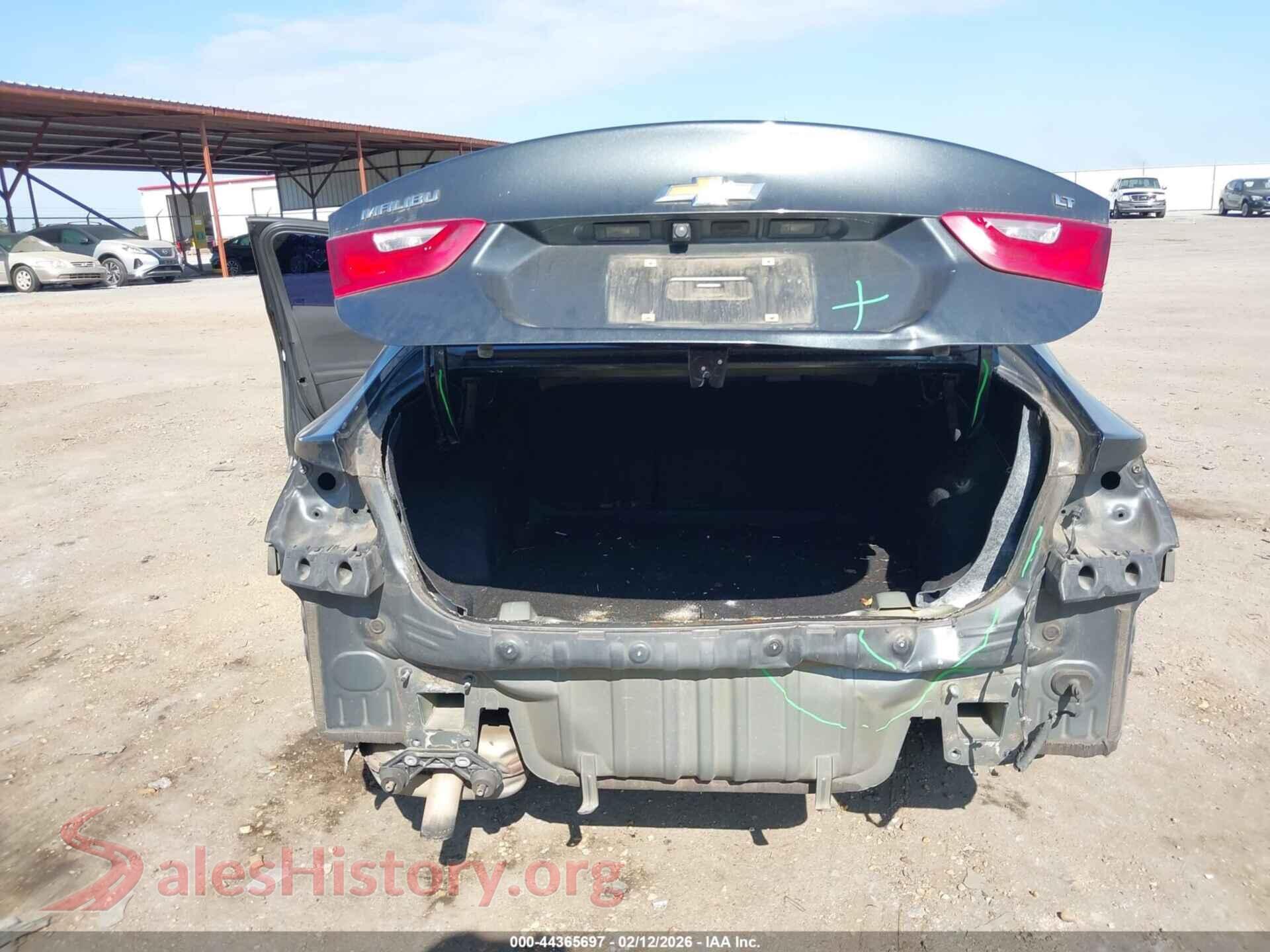 2017 CHEVROLET MALIBU VIN 1G1ZE5ST9HF174213, rear passenger side