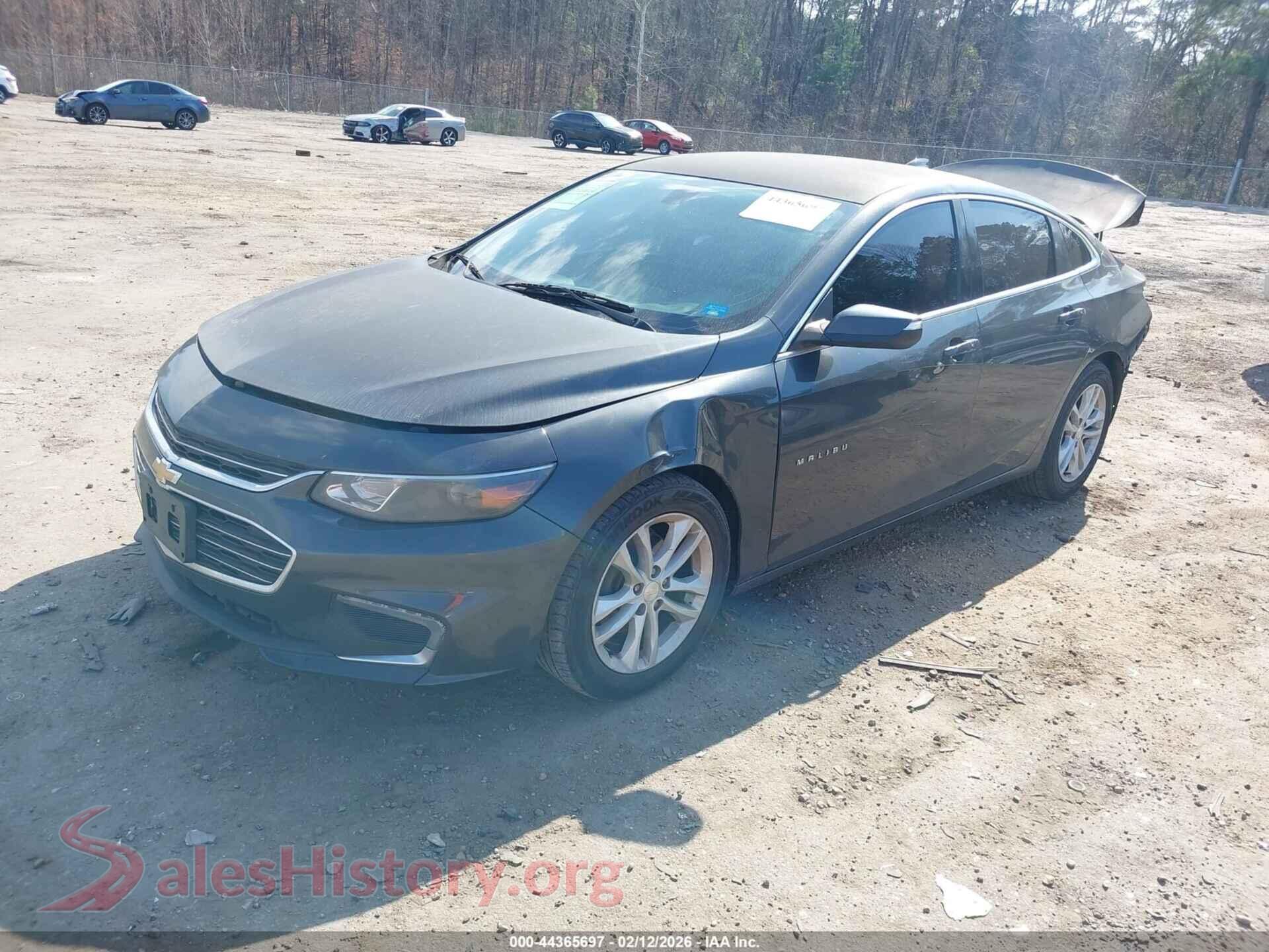 2017 CHEVROLET MALIBU VIN 1G1ZE5ST9HF174213, front view