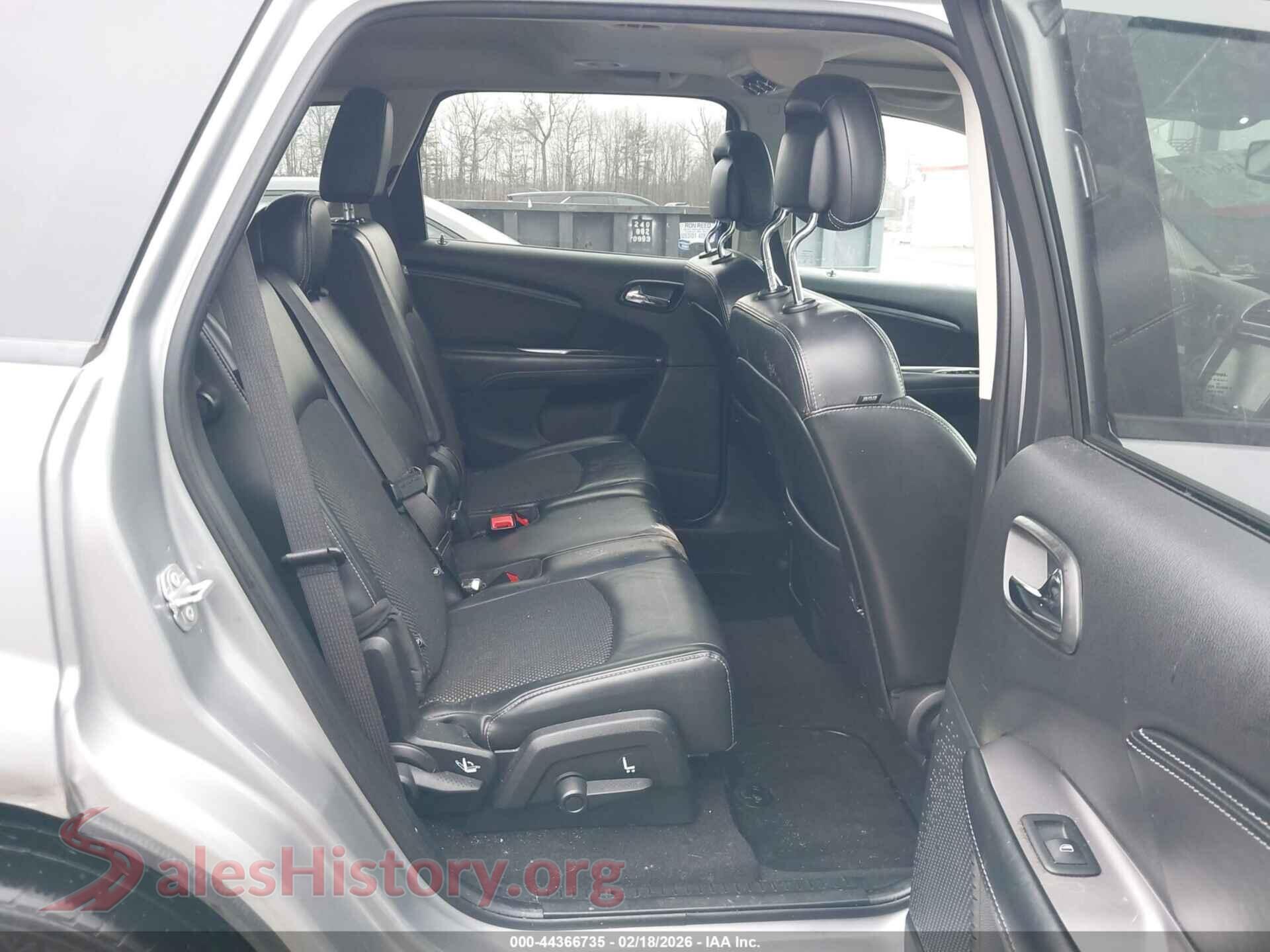 2020 DODGE JOURNEY VIN 3C4PDCGB1LT269854, front passenger side