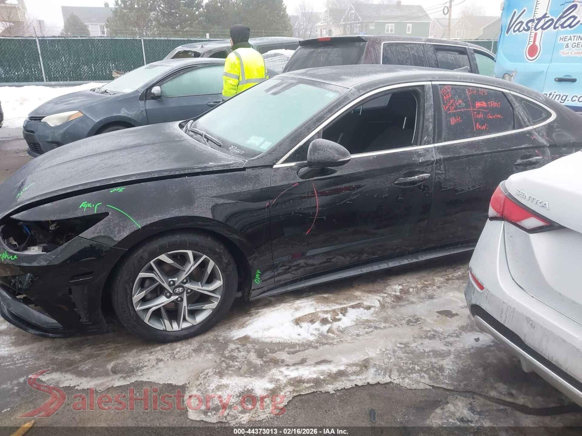2022 HYUNDAI SONATA VIN KMHL64JA1NA210310, auction photo 15