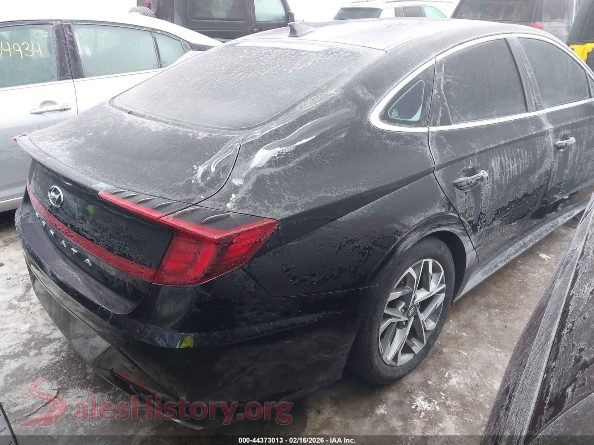 2022 HYUNDAI SONATA VIN KMHL64JA1NA210310, rear driver side