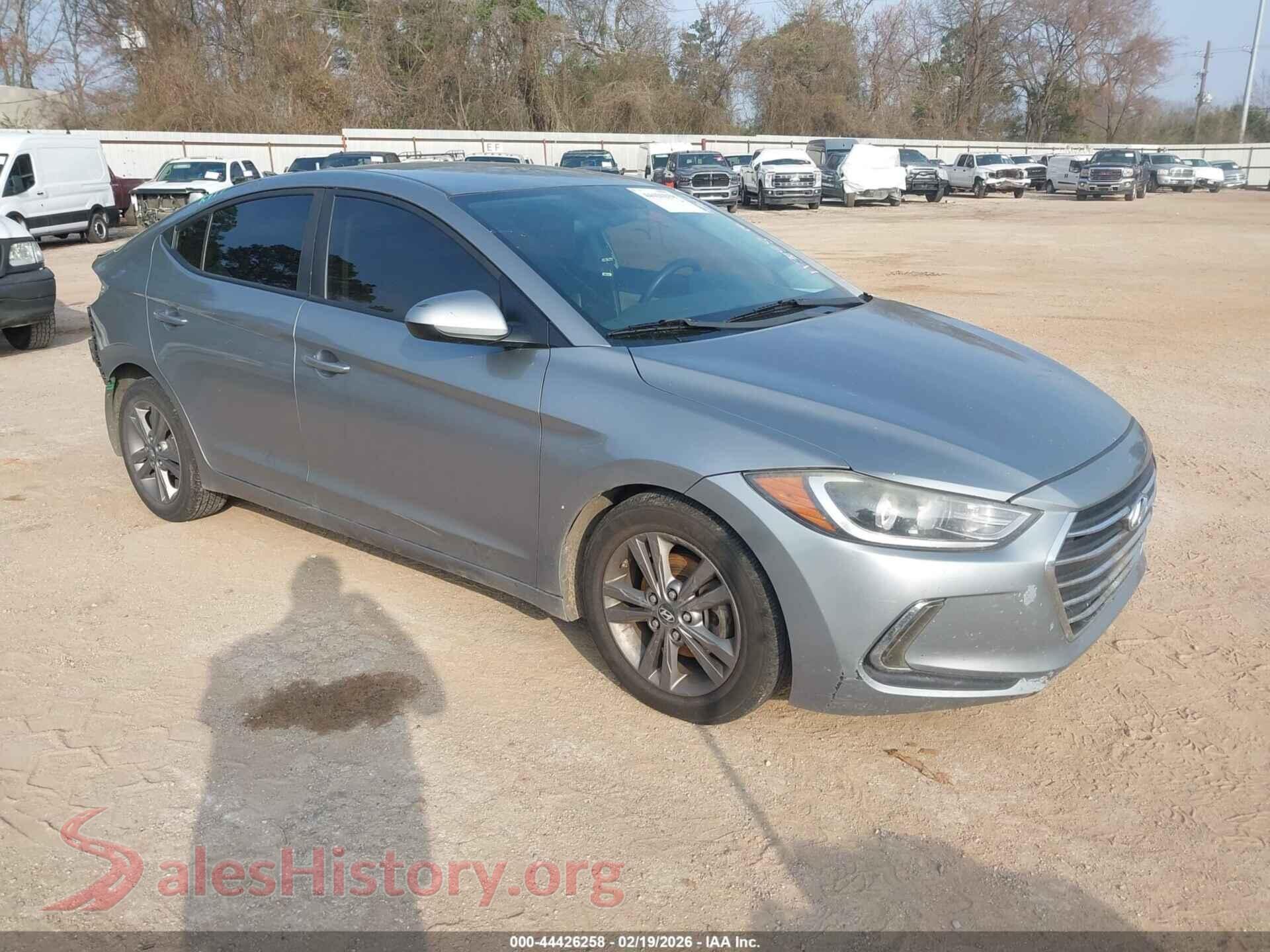 5NPD74LF6HH205082 2017 HYUNDAI ELANTRA