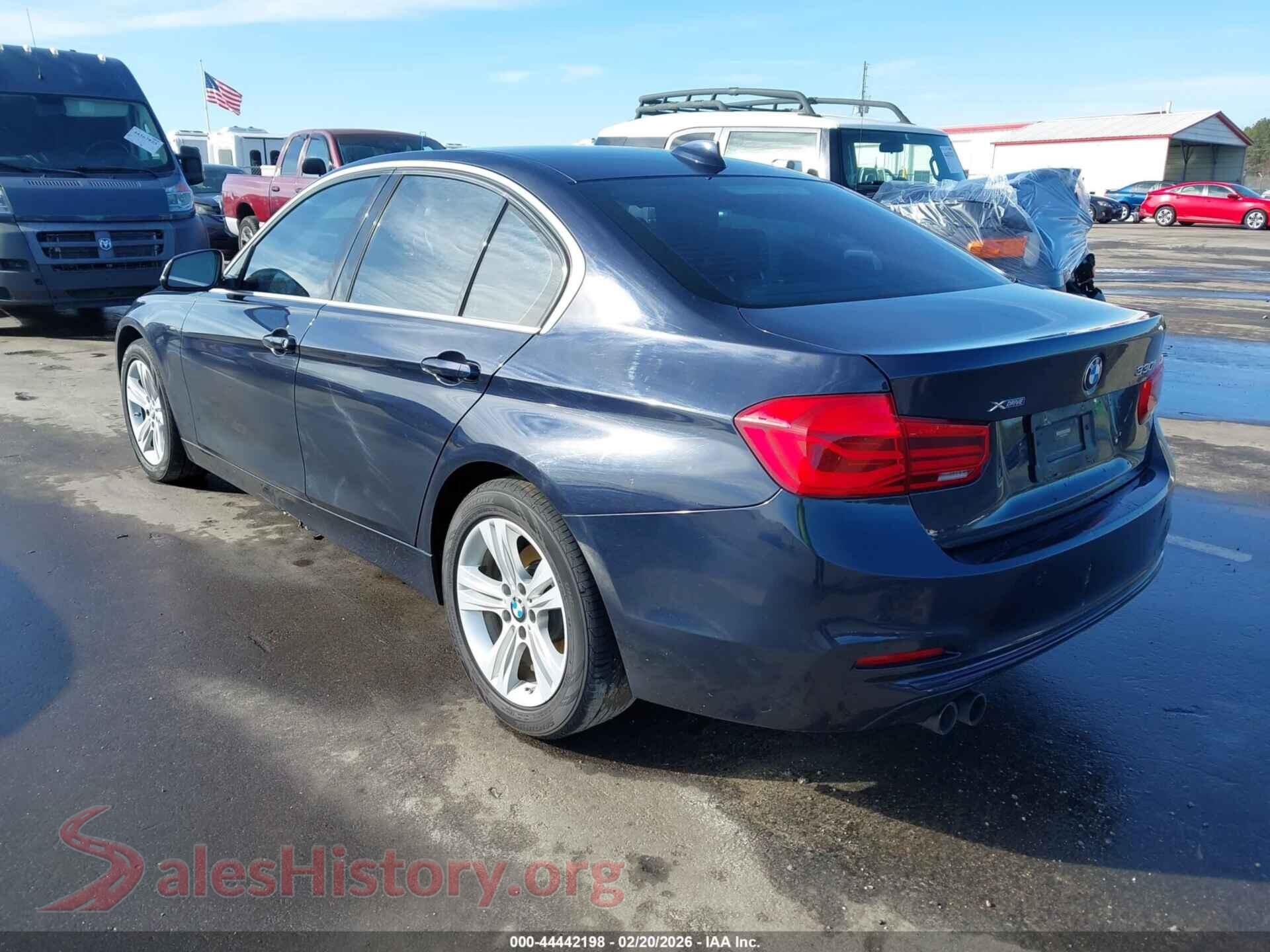 2017 BMW 330I VIN WBA8D9C38HA005757, driver side view