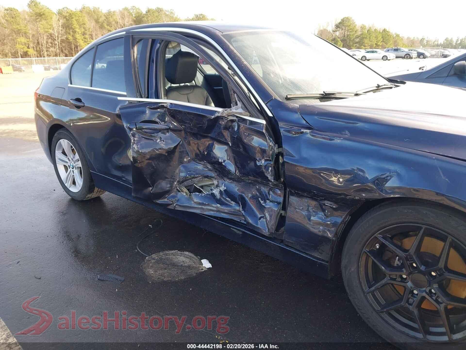 2017 BMW 330I VIN WBA8D9C38HA005757, rear passenger side