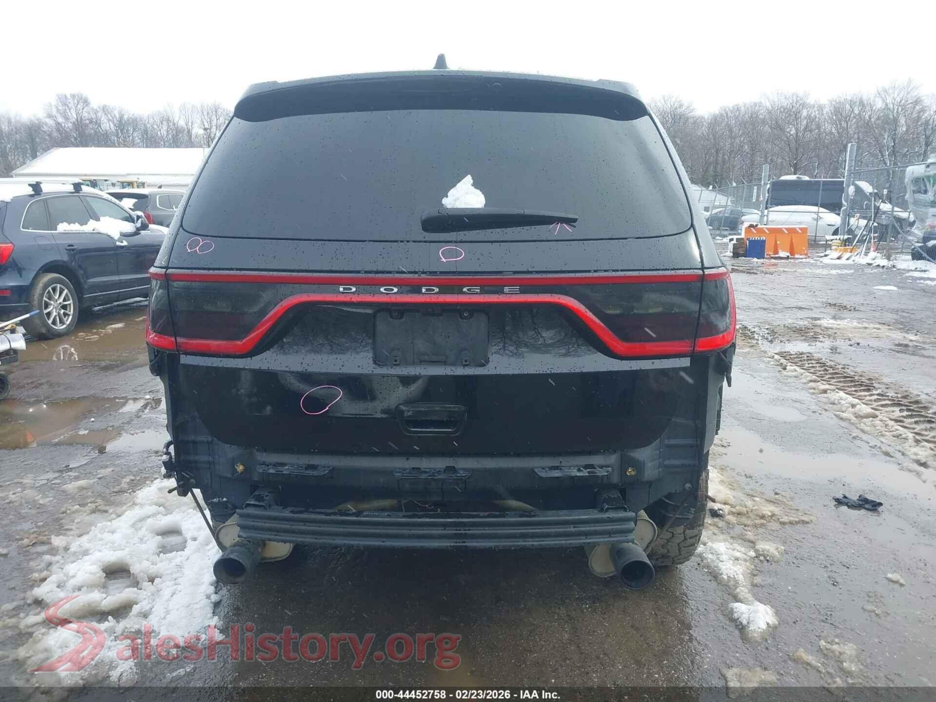 2020 DODGE DURANGO VIN 1C4RDJDG0LC308507, auction photo 17