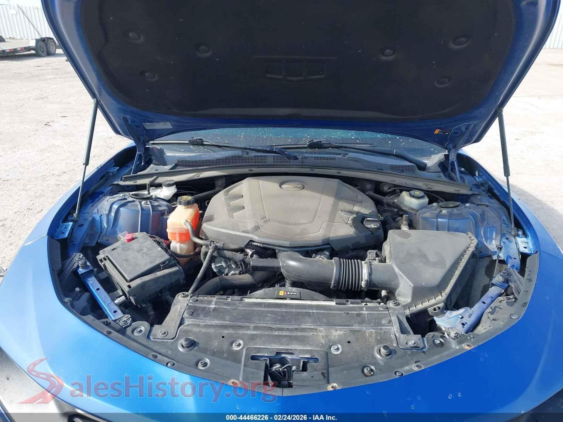 2019 CHEVROLET CAMARO VIN 1G1FD1RS8K0109312, interior dashboard