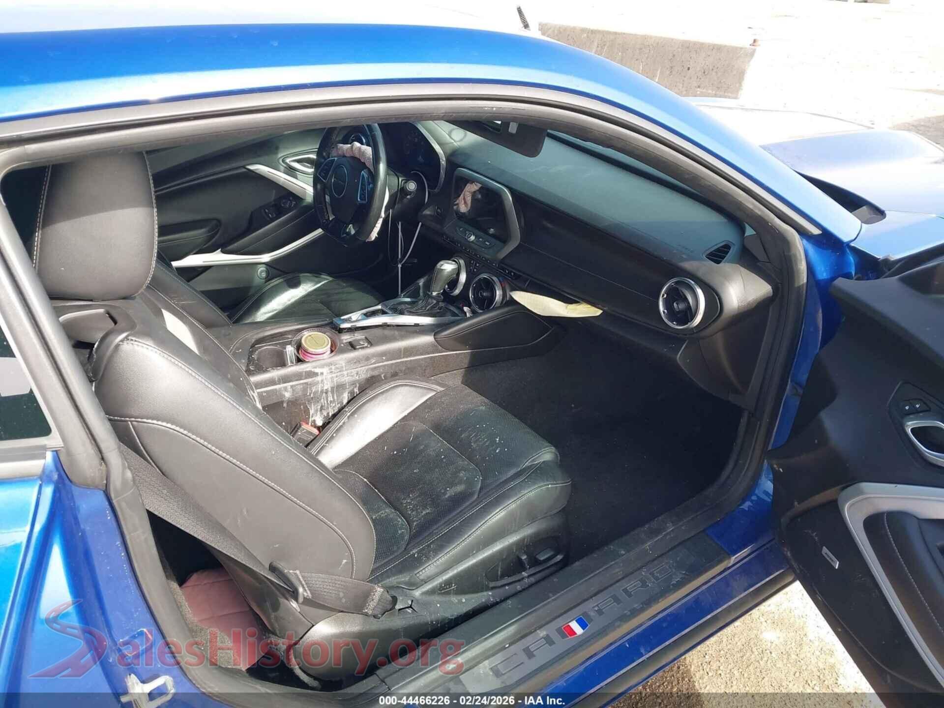2019 CHEVROLET CAMARO VIN 1G1FD1RS8K0109312, rear view