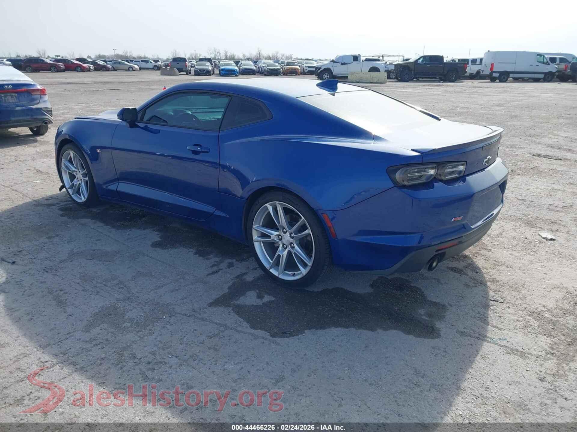 2019 CHEVROLET CAMARO VIN 1G1FD1RS8K0109312, driver side view