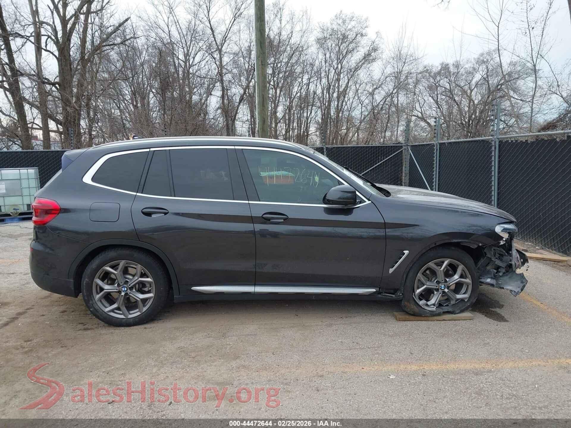 2020 BMW X3 PHEV VIN 5UXTS1C05L9C73560, auction photo 14