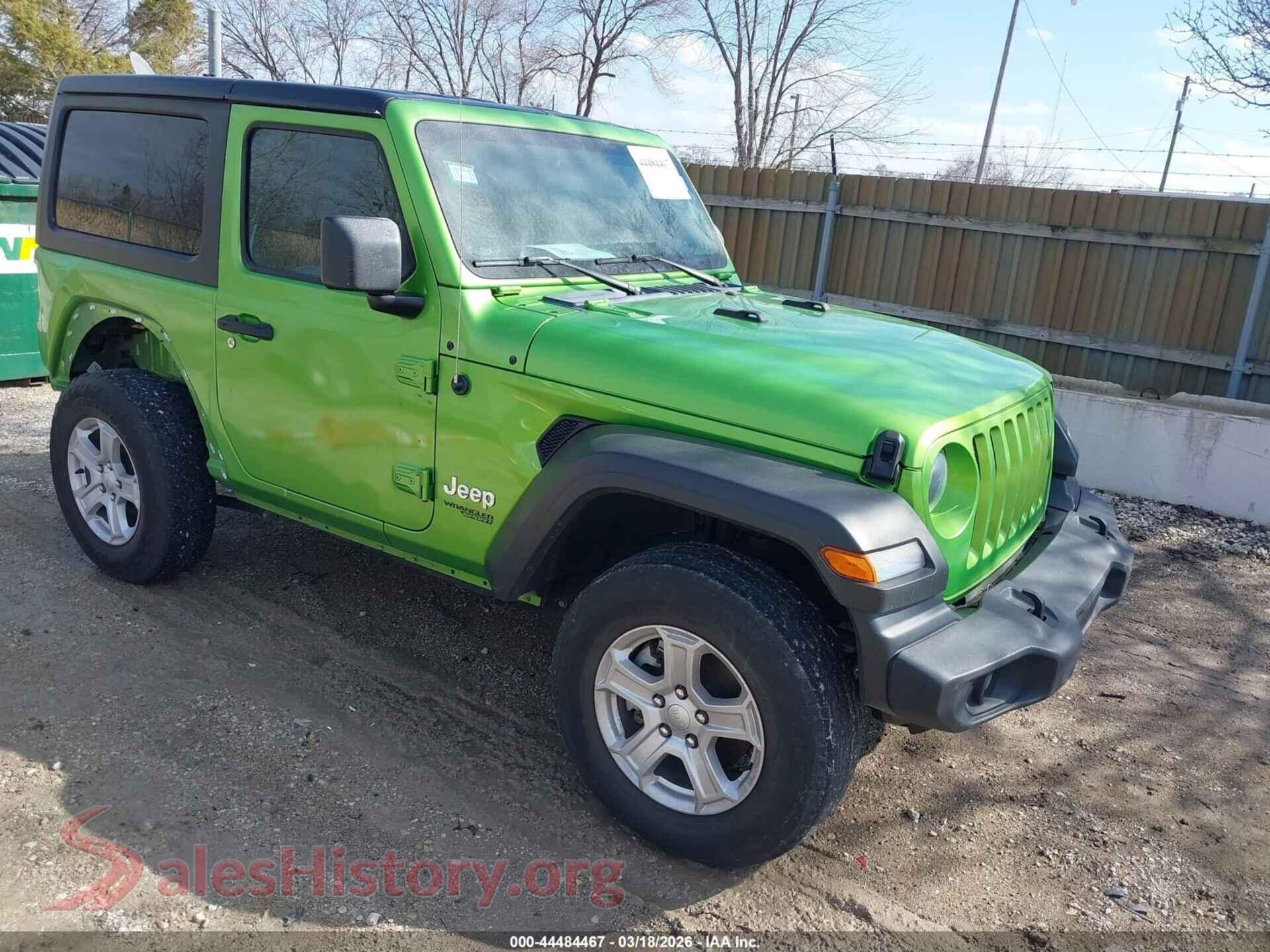 1C4GJXAG6KW564252 2019 JEEP WRANGLER