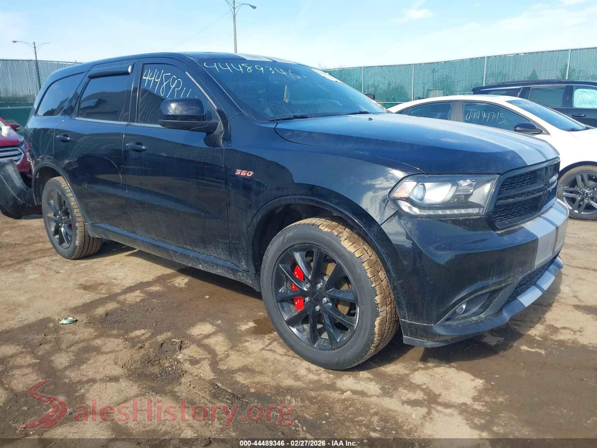 1C4RDJAG6JC381222 2018 DODGE DURANGO