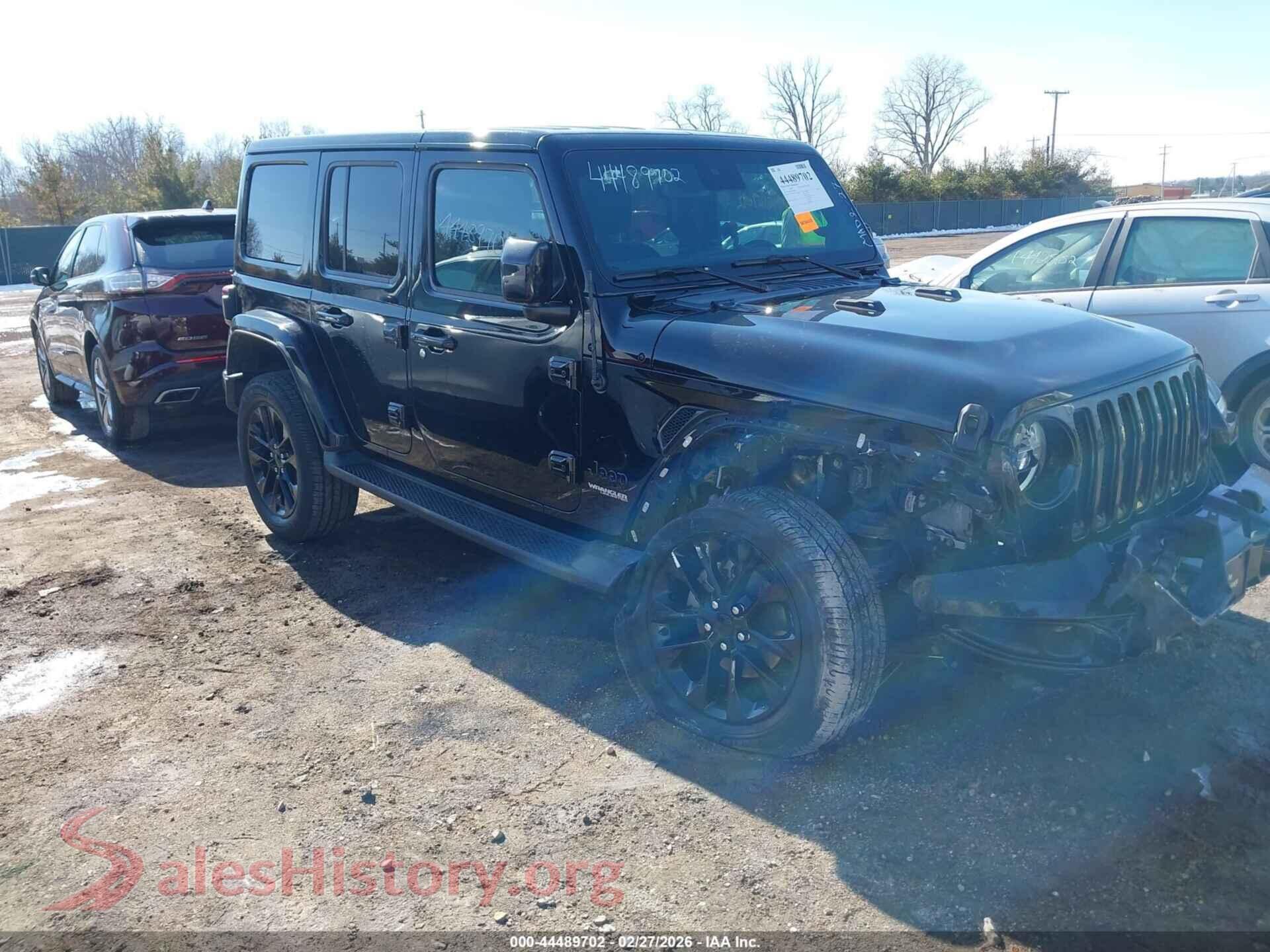 2021 JEEP WRANGLER UNLIMITED VIN 1C4HJXEG0MW501925, auction photo