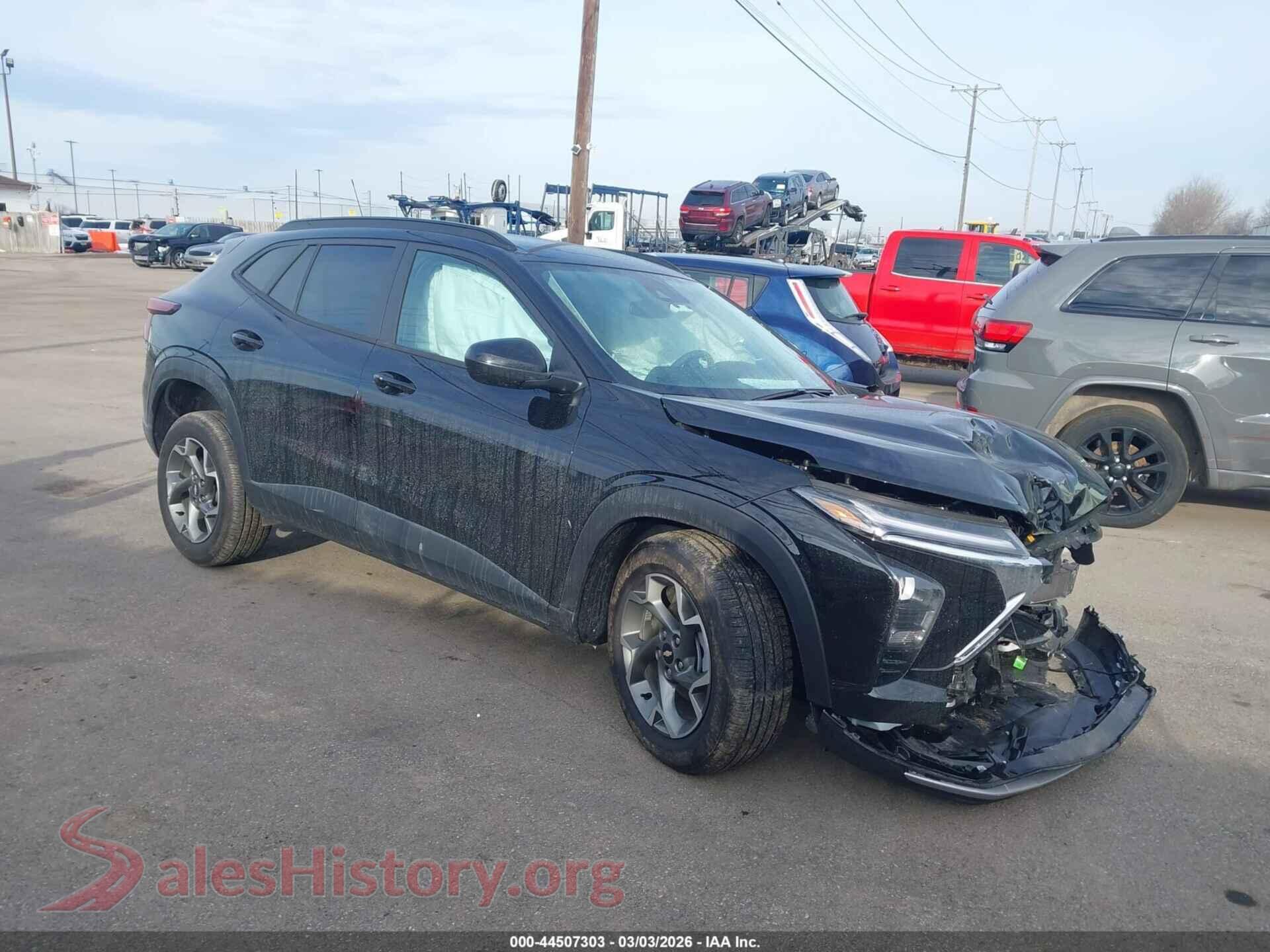 2025 CHEVROLET TRAX VIN KL77LHEP5SC337918, auction photo