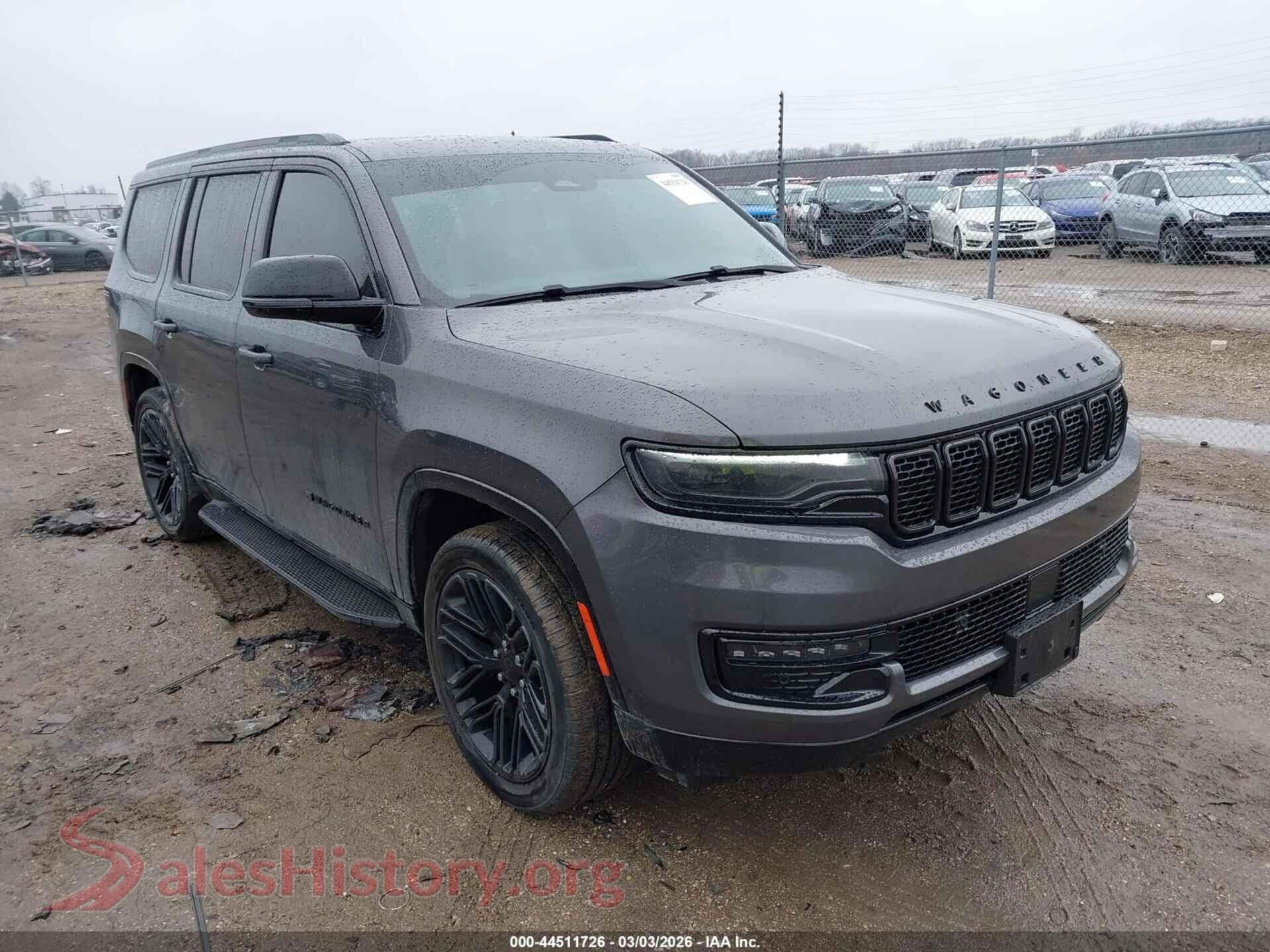 2023 JEEP WAGONEER VIN 1C4SJVBP4PS513229, auction photo