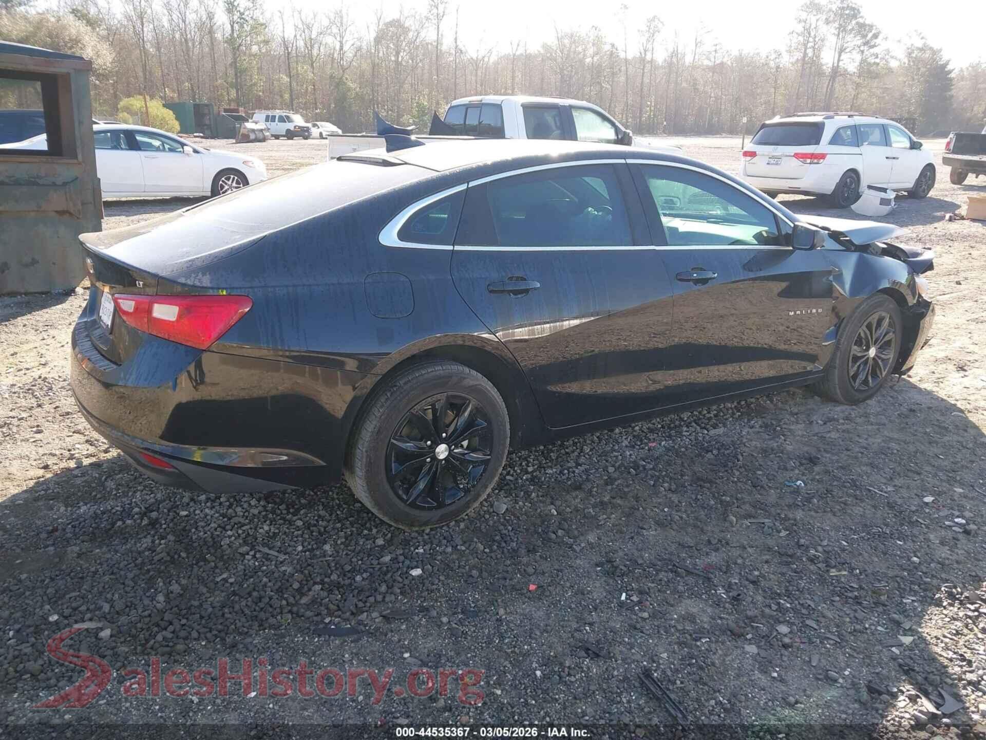 2025 CHEVROLET MALIBU VIN 1G1ZD5ST6SF127196, rear driver side