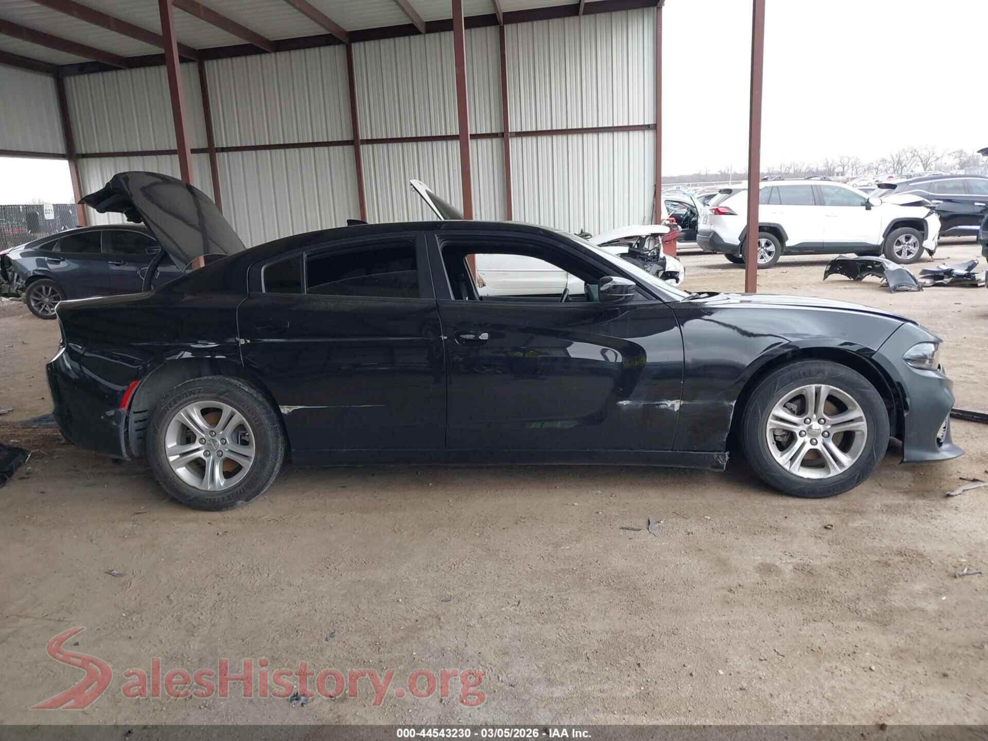 2023 DODGE CHARGER VIN 2C3CDXBG9PH579598, damage close-up