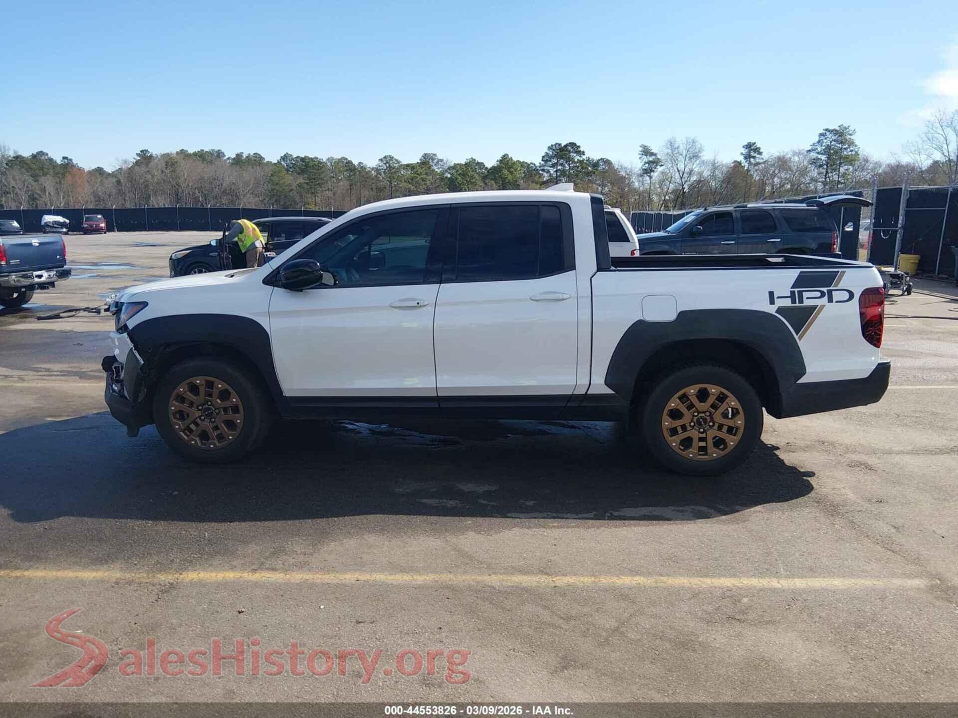 2021 HONDA RIDGELINE VIN 5FPYK3F16MB005118, auction photo 14