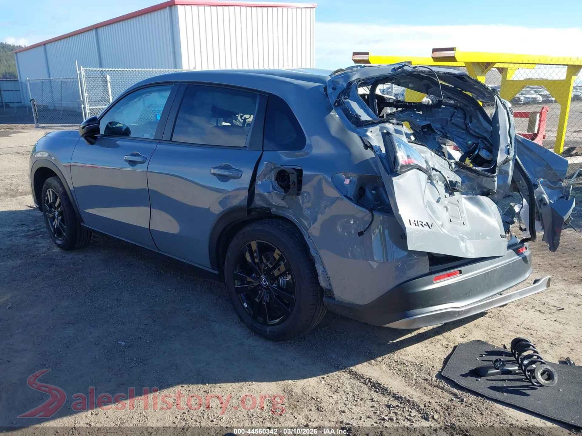 2026 HONDA HR-V VIN 3CZRZ2H59TM731112, driver side view